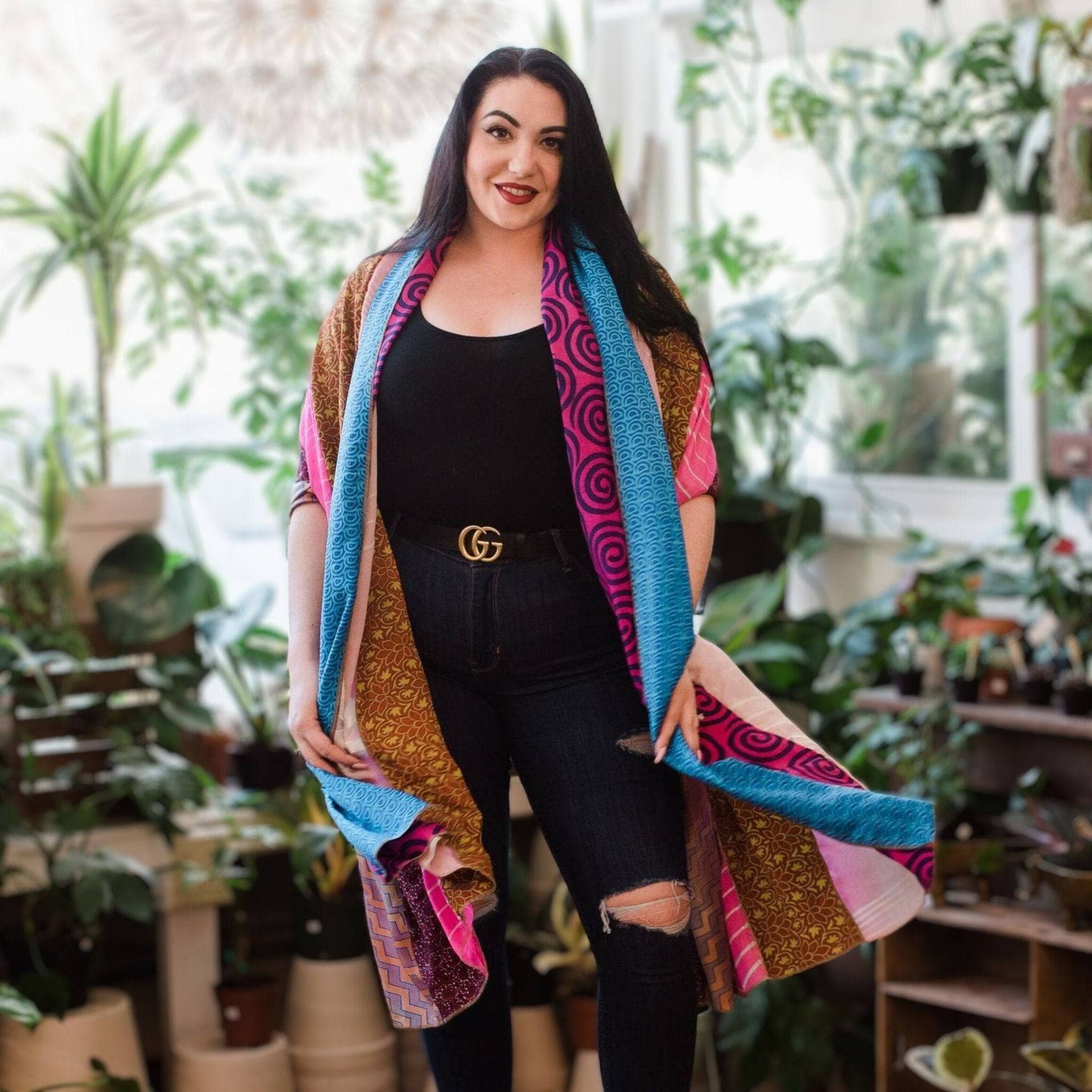The Original Medley Scarf. ♻️ Made from Sari Magic - Image 21