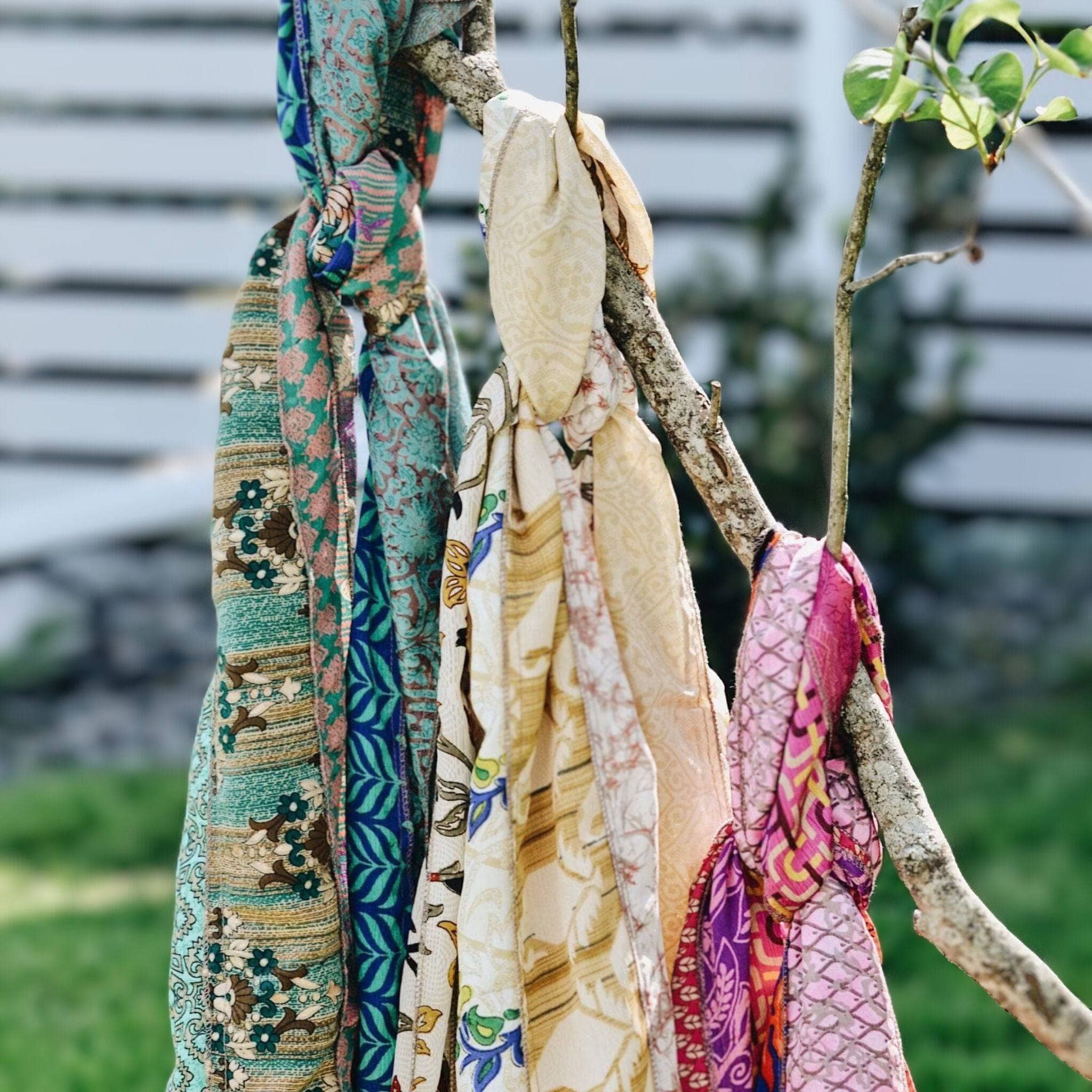The Original Medley Scarf. ♻️ Made from Sari Magic - Image 22