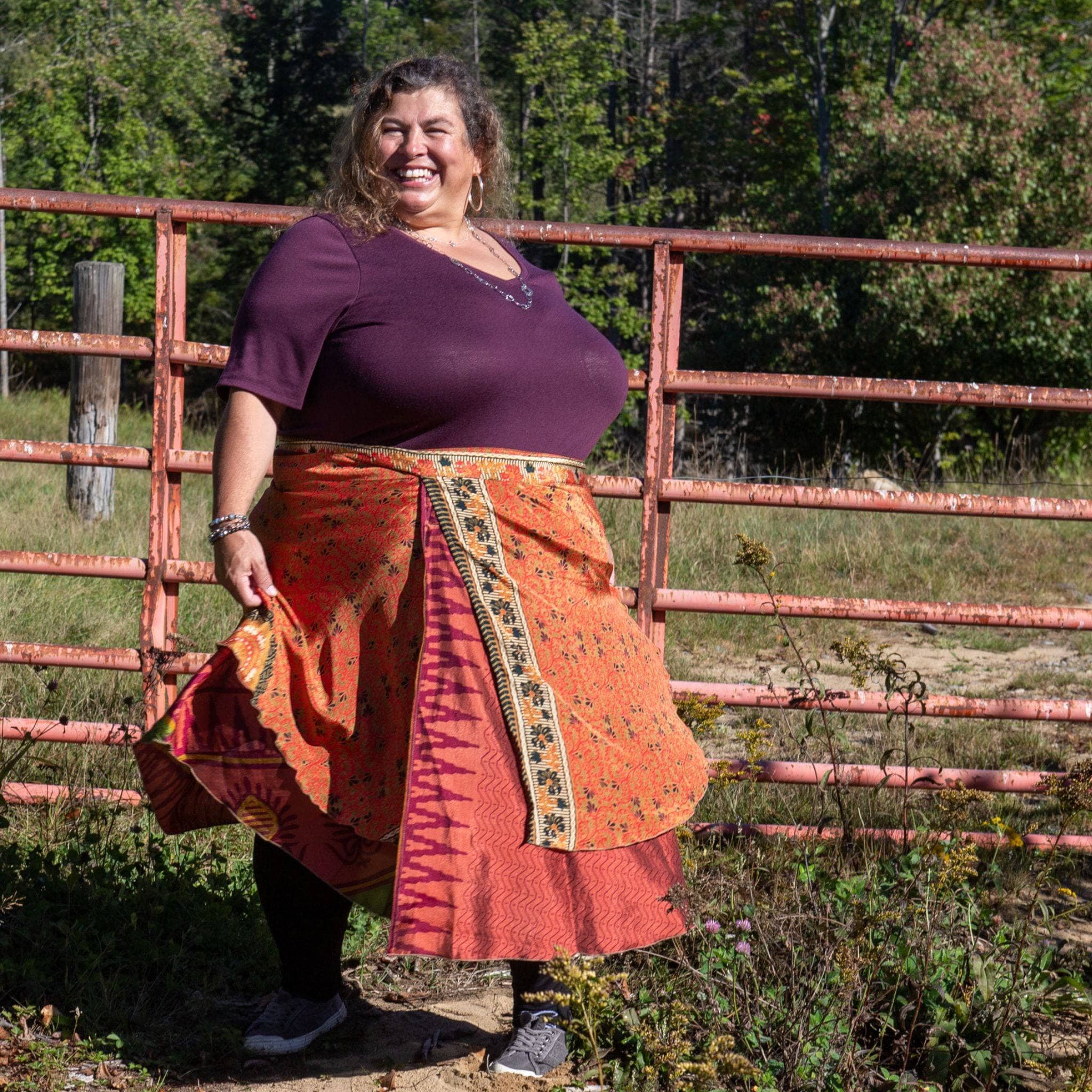 The Original Sari Wrap Skirt - Image 12