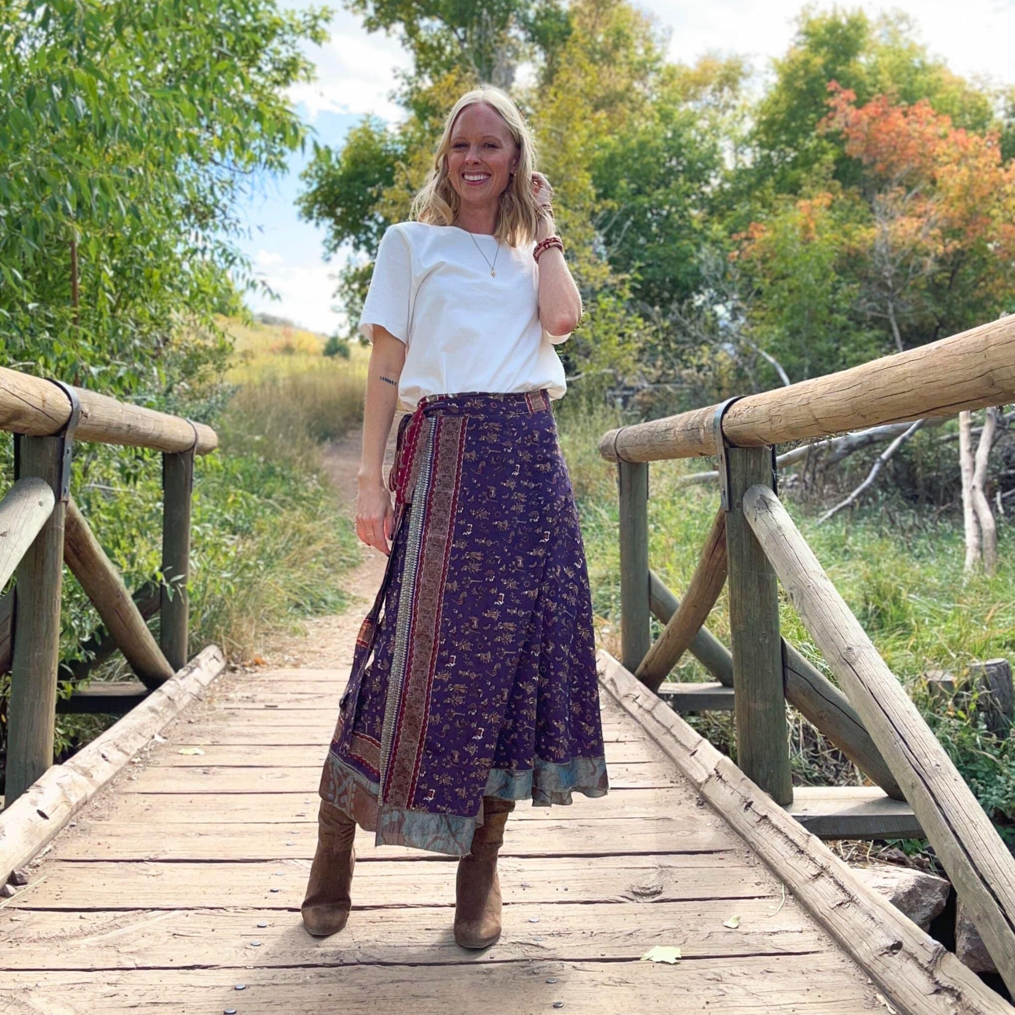 The Original Sari Wrap Skirt - Image 13