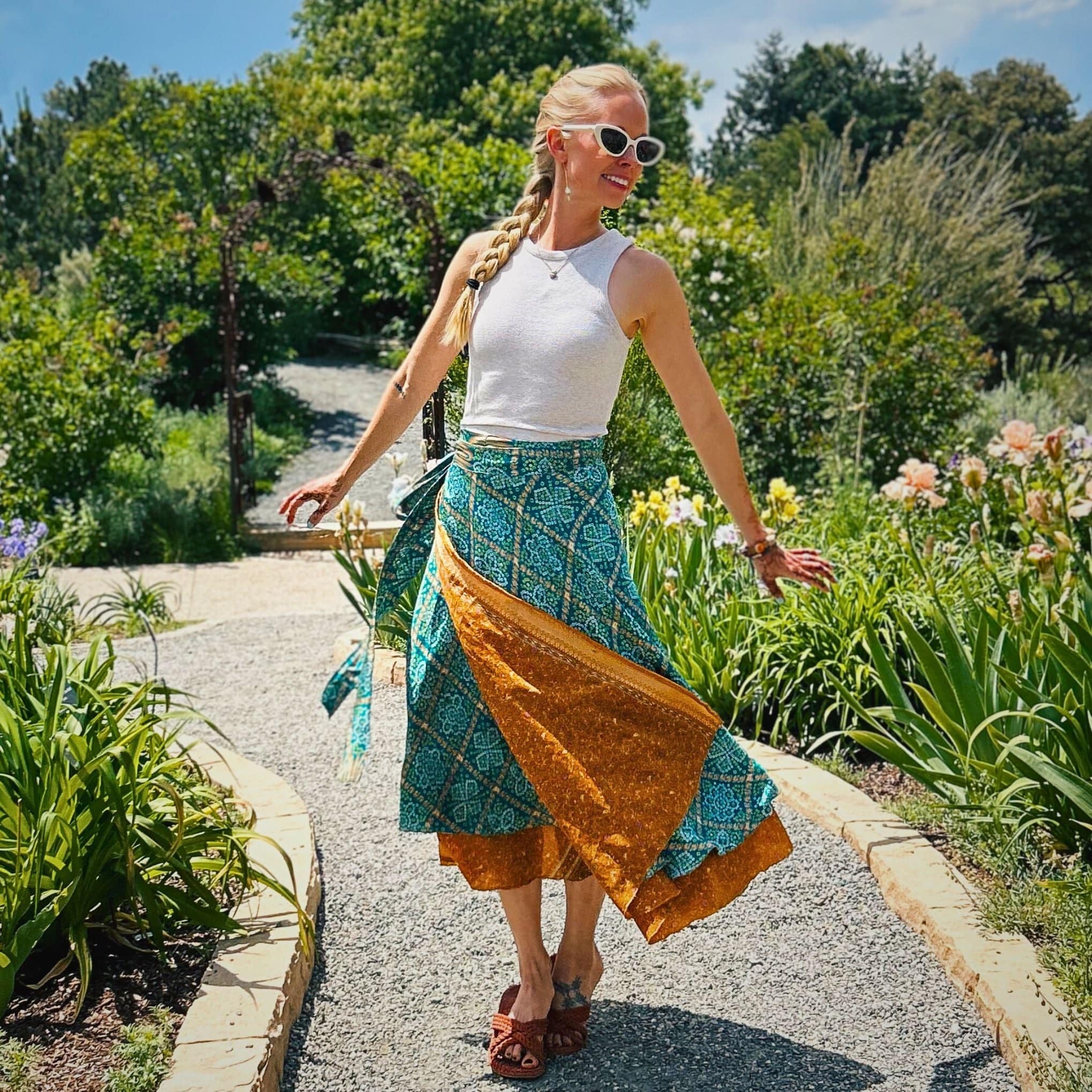The Original Sari Wrap Skirt - Image 14