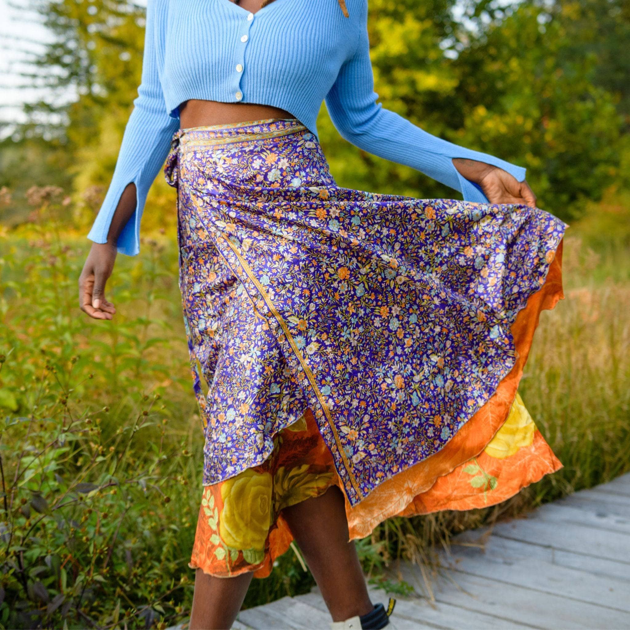 The Original Sari Wrap Skirt - Image 16