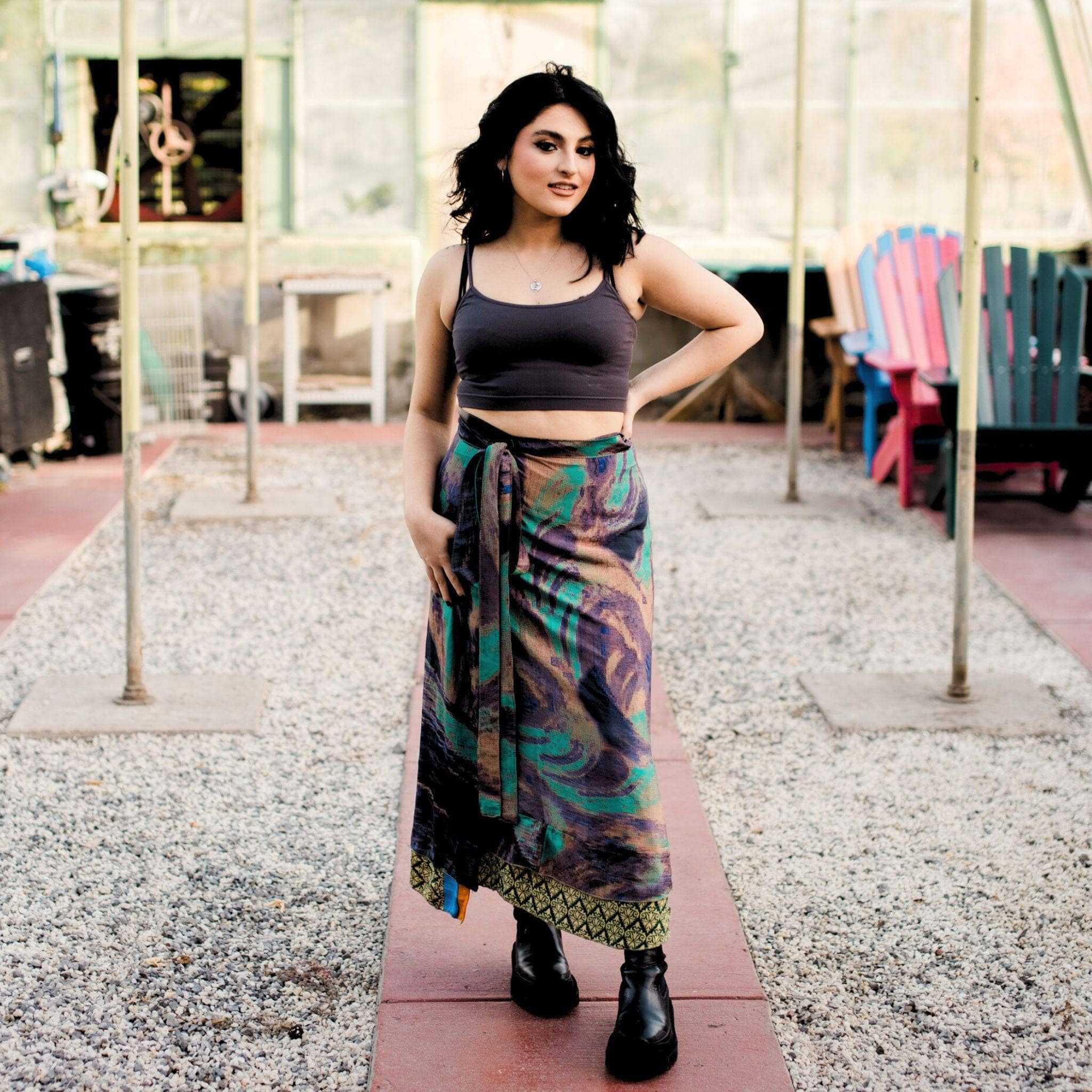 The Original Sari Wrap Skirt - Image 21