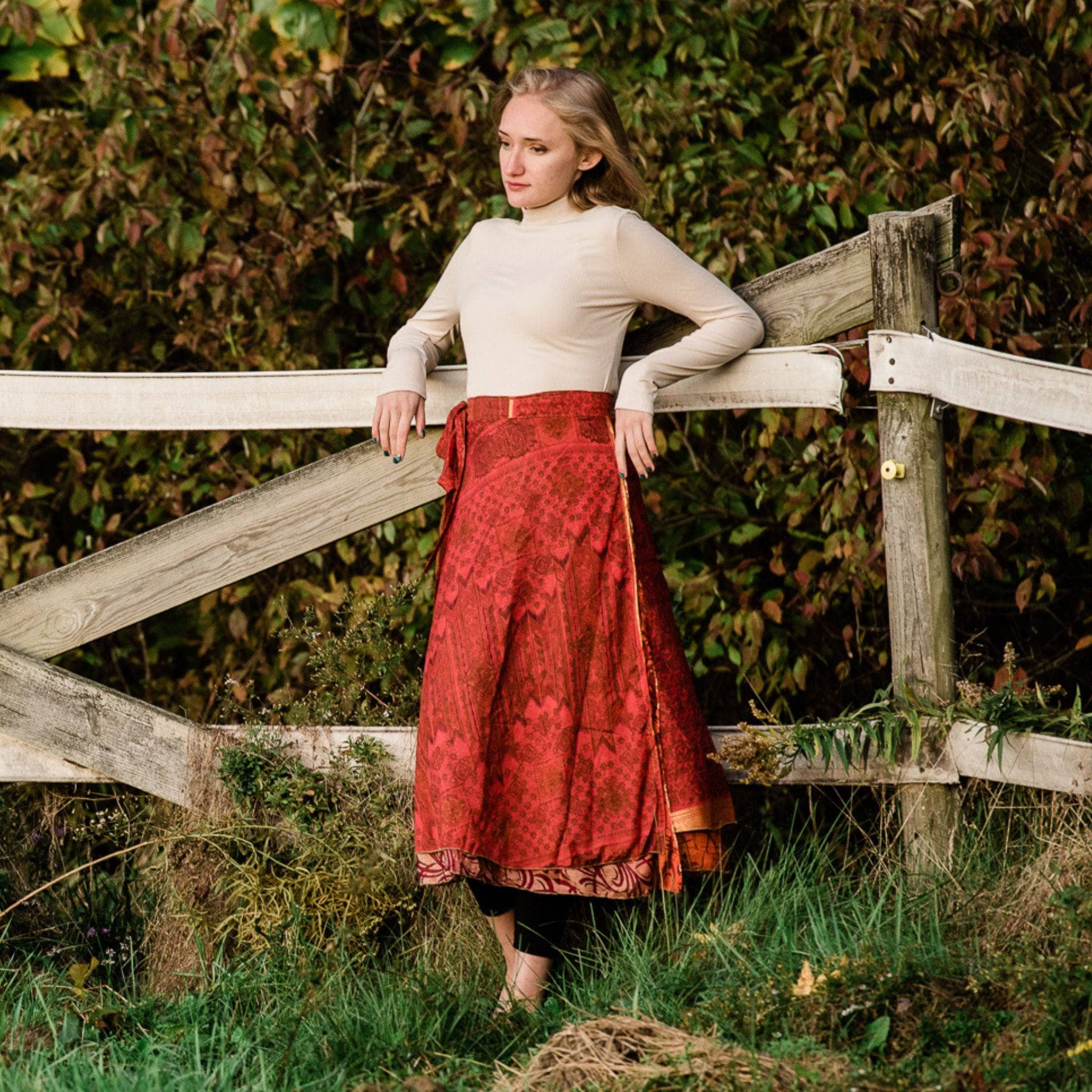 The Original Sari Wrap Skirt - Image 22