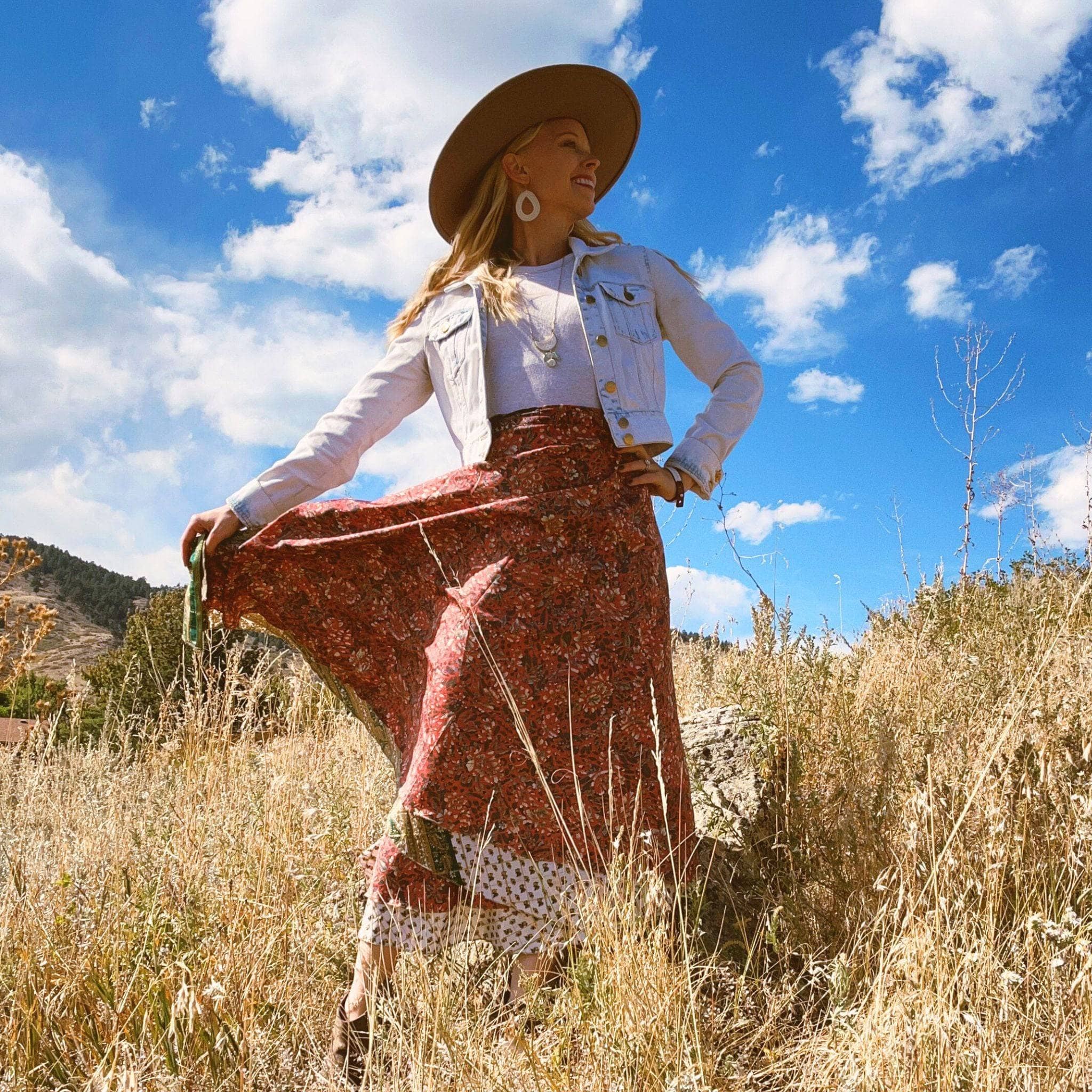 The Original Sari Wrap Skirt - Image 25