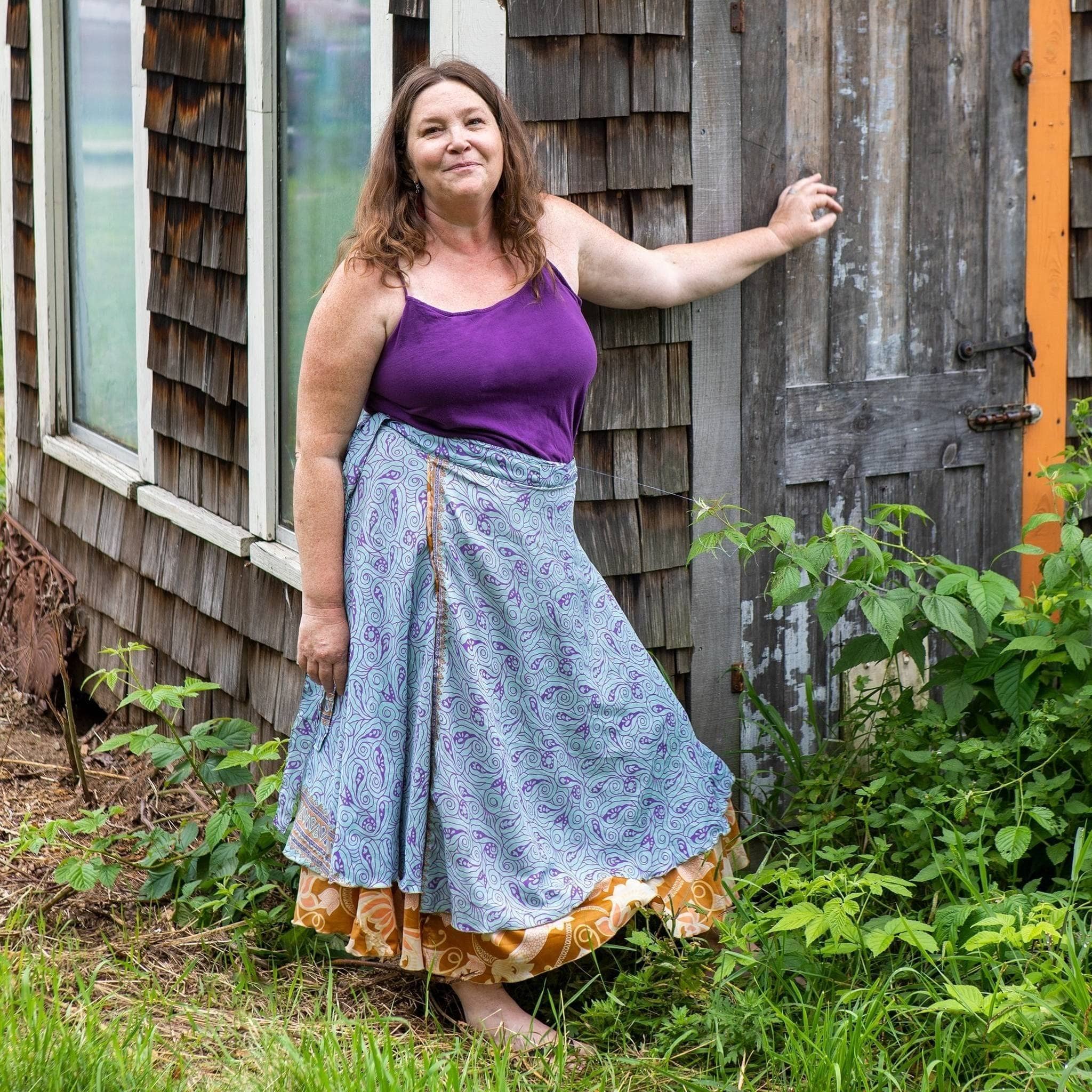 The Original Sari Wrap Skirt - Image 29