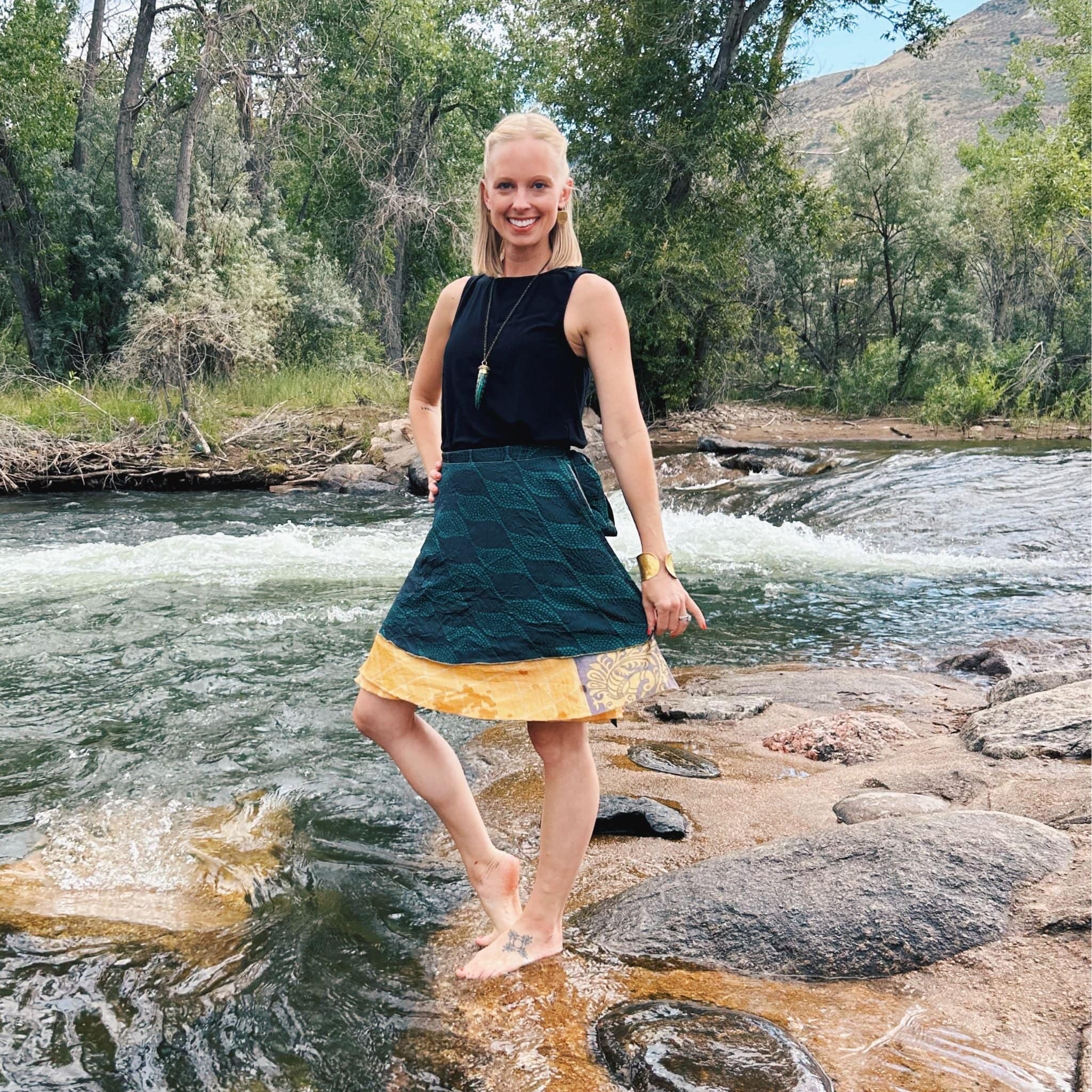 The Original Sari Wrap Skirt - Image 34