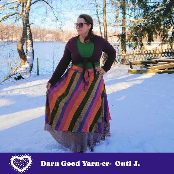 The Original Sari Wrap Skirt - Image 4