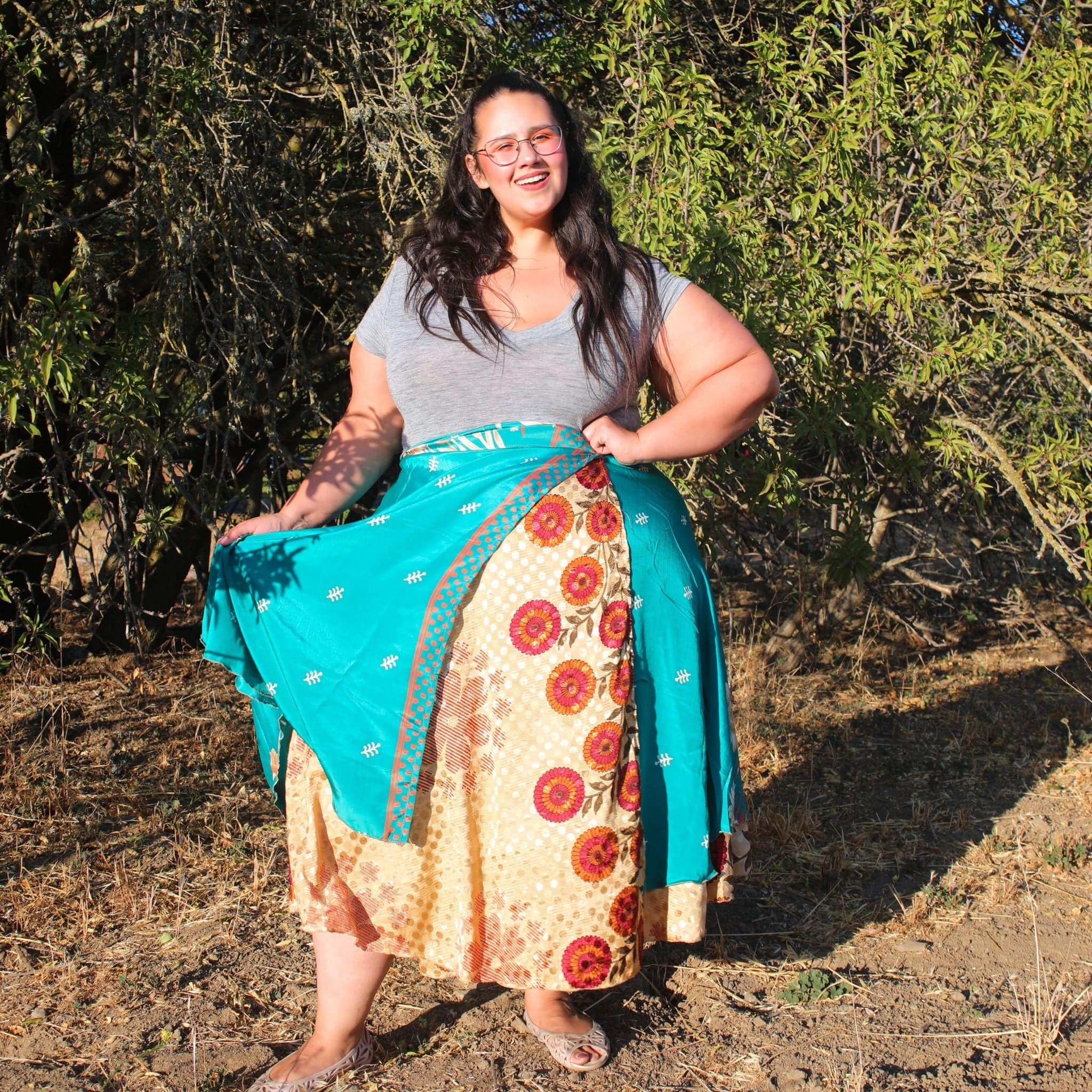 The Original Sari Wrap Skirt - Image 40