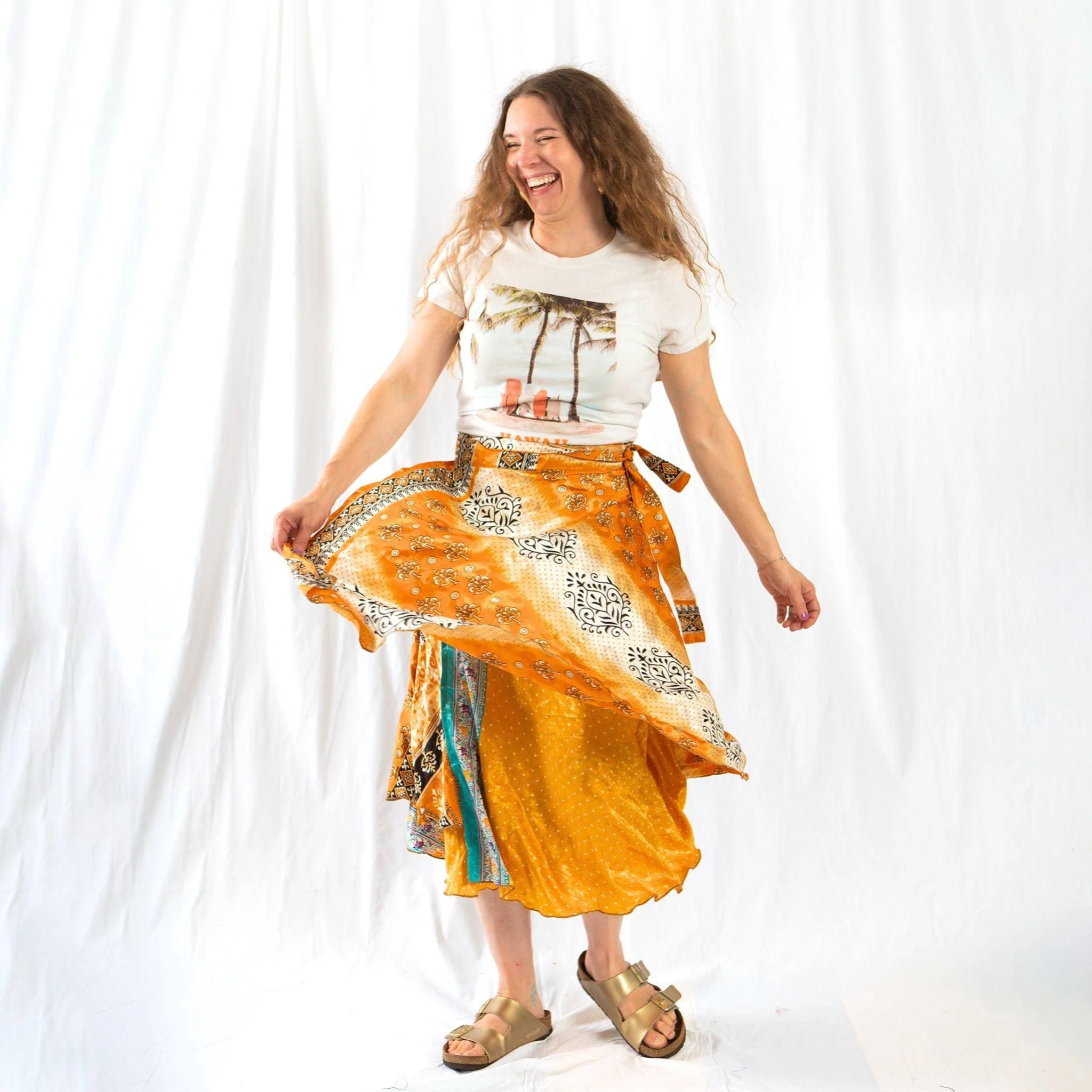 The Original Sari Wrap Skirt - Image 41
