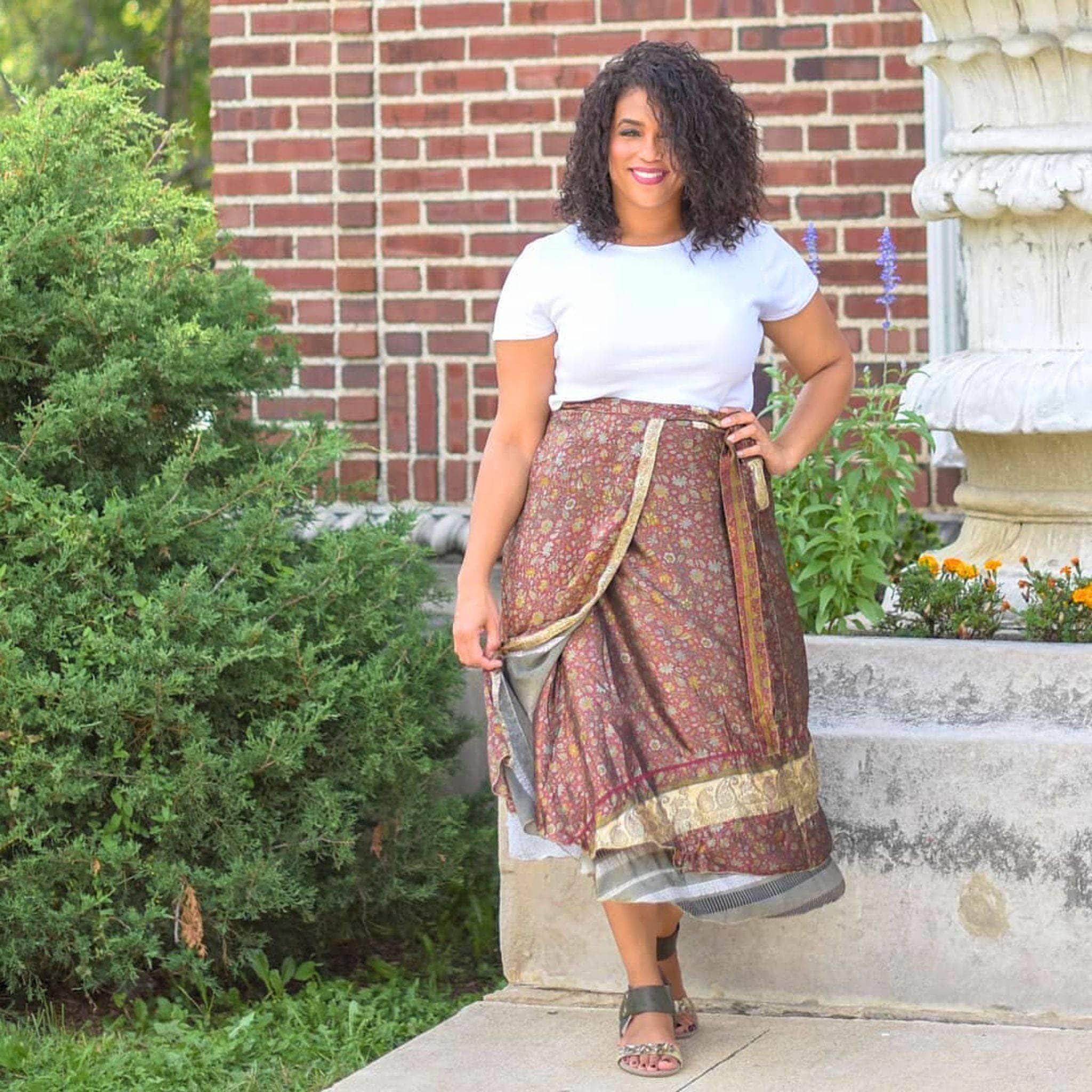 The Original Sari Wrap Skirt - Image 48