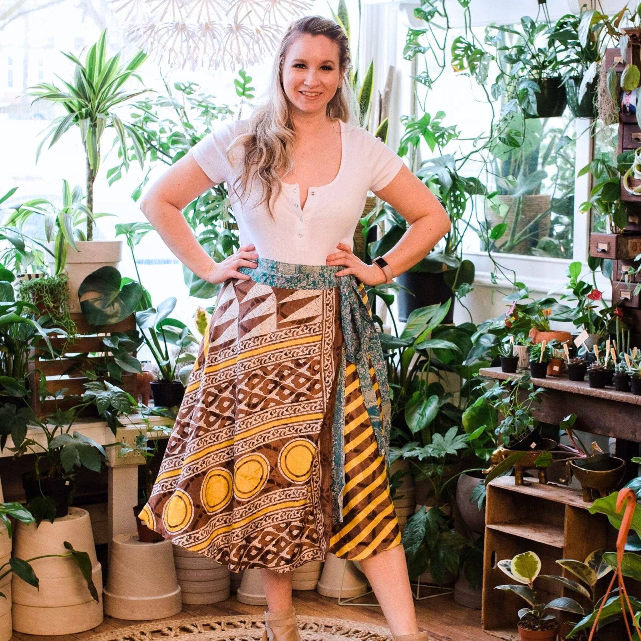 The Original Sari Wrap Skirt - Image 49