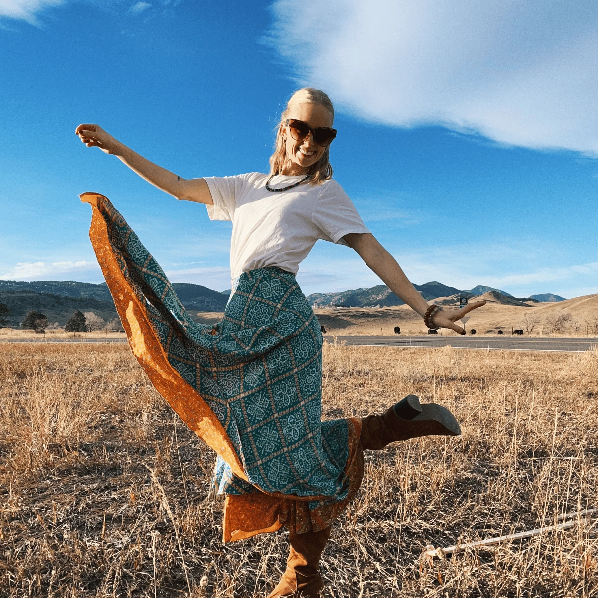 The Original Sari Wrap Skirt - Image 51