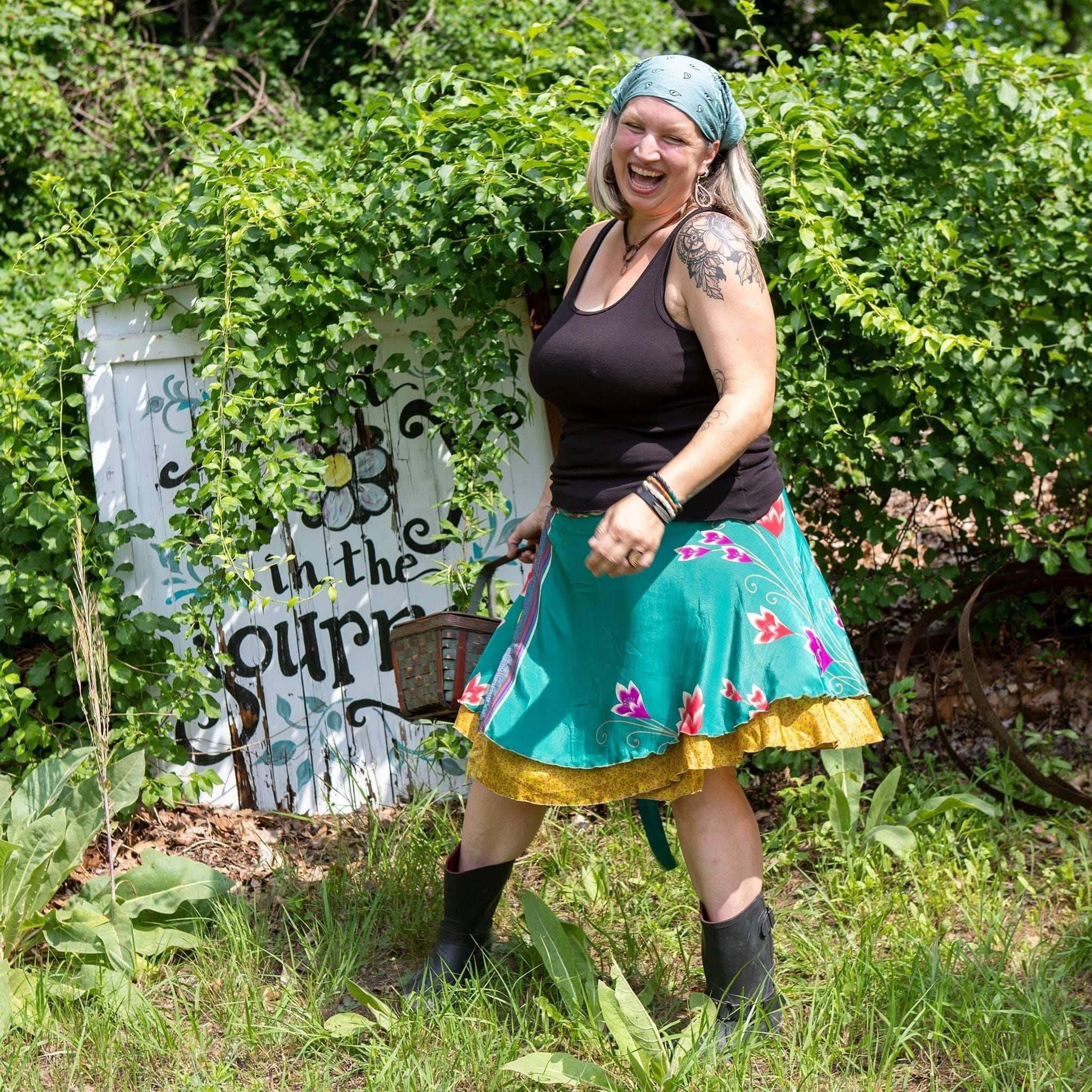 The Original Sari Wrap Skirt - Image 58