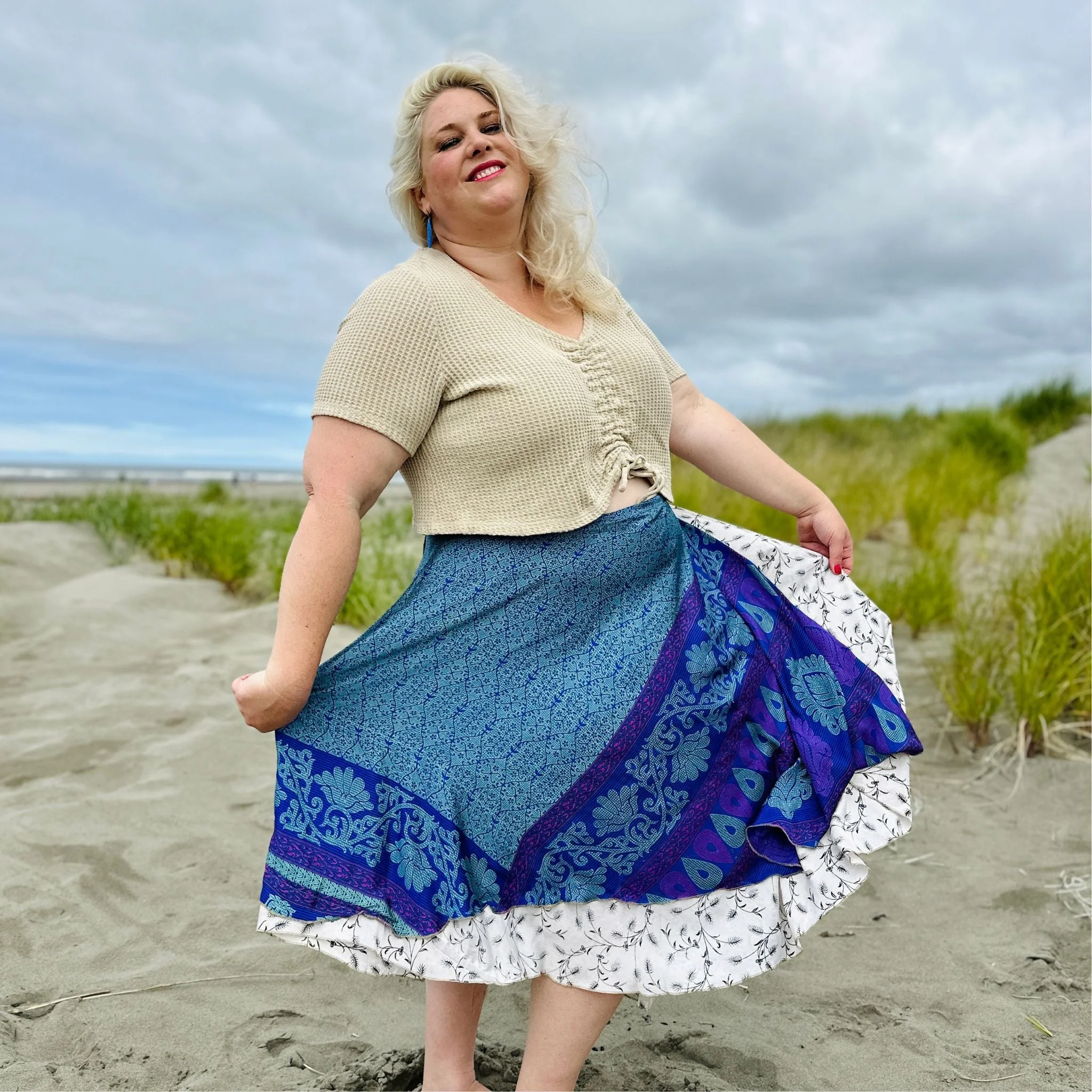 The Original Sari Wrap Skirt - Image 59