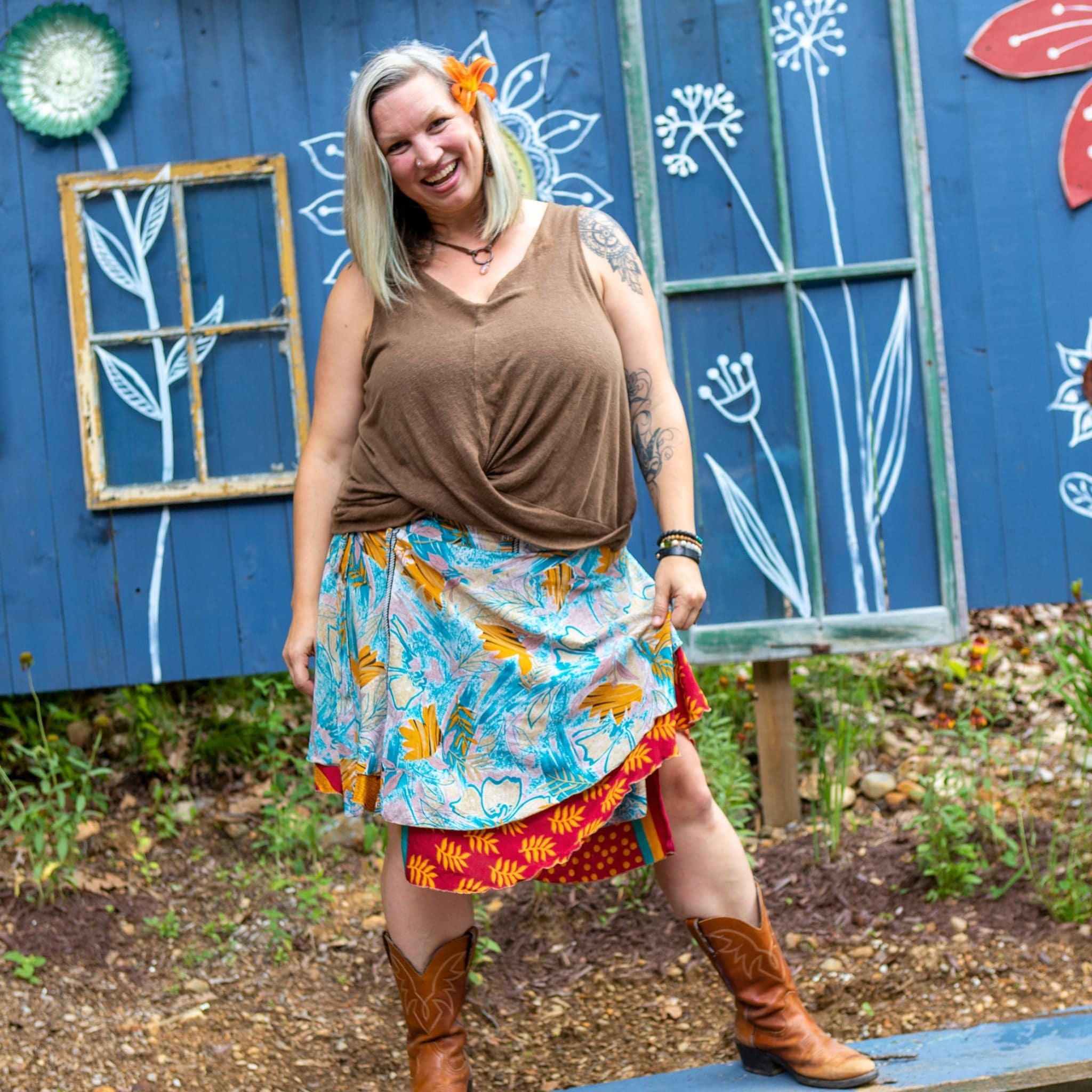 The Original Sari Wrap Skirt - Image 61