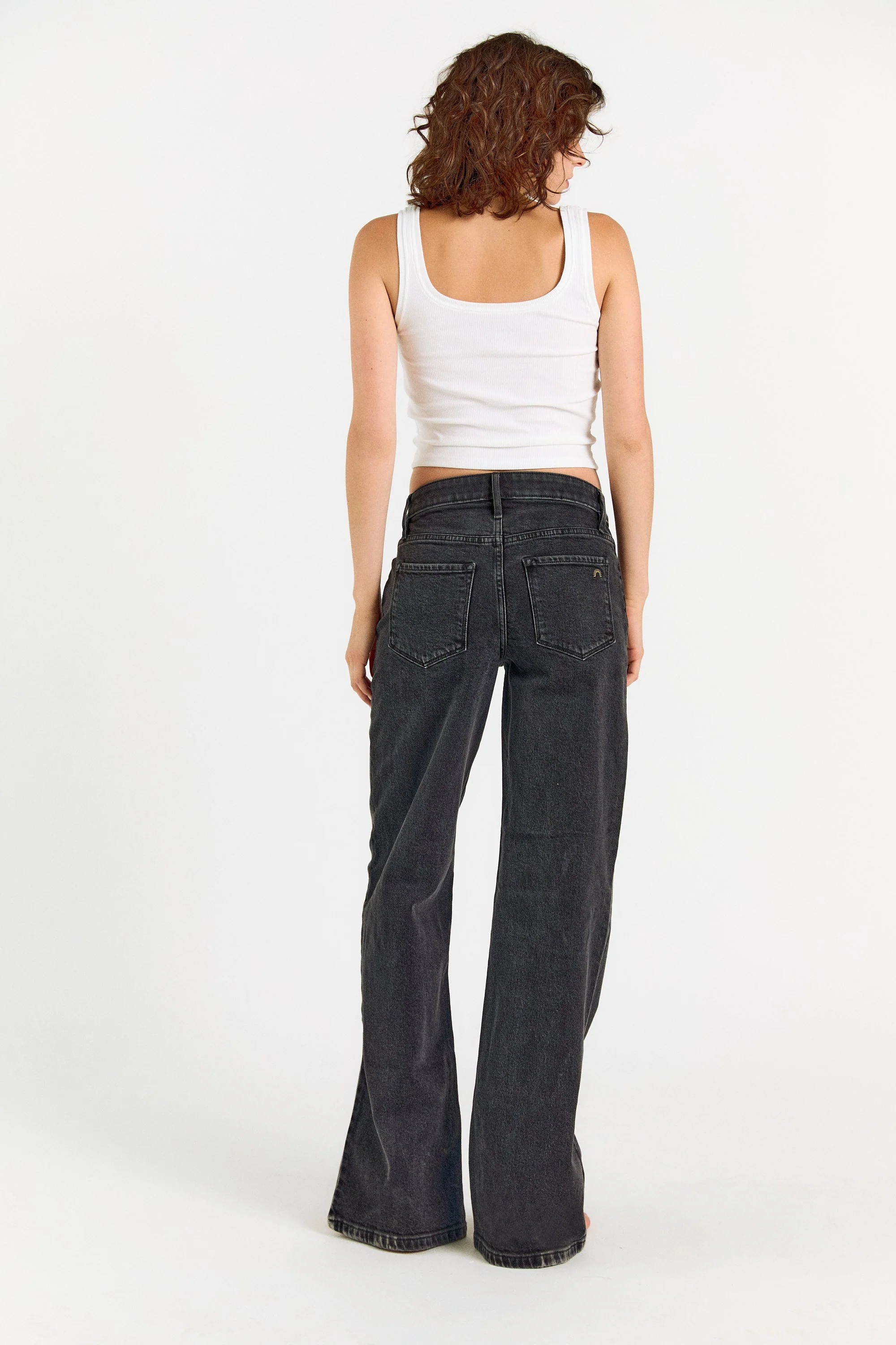 The Rebel Wide Leg - Carbon - Image 5
