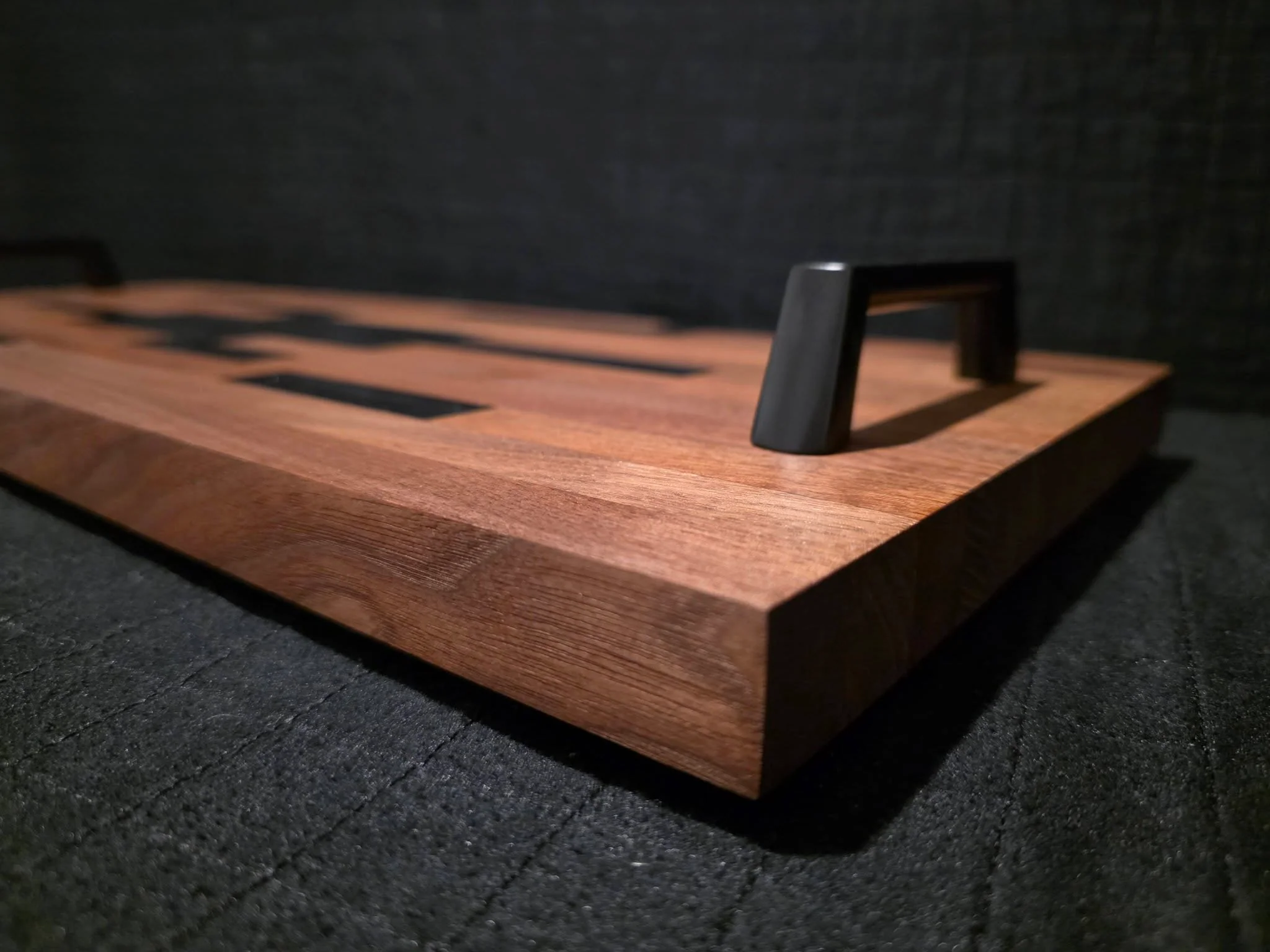 'The Space Between' Walnut & Epoxy Serving Tray - Image 7
