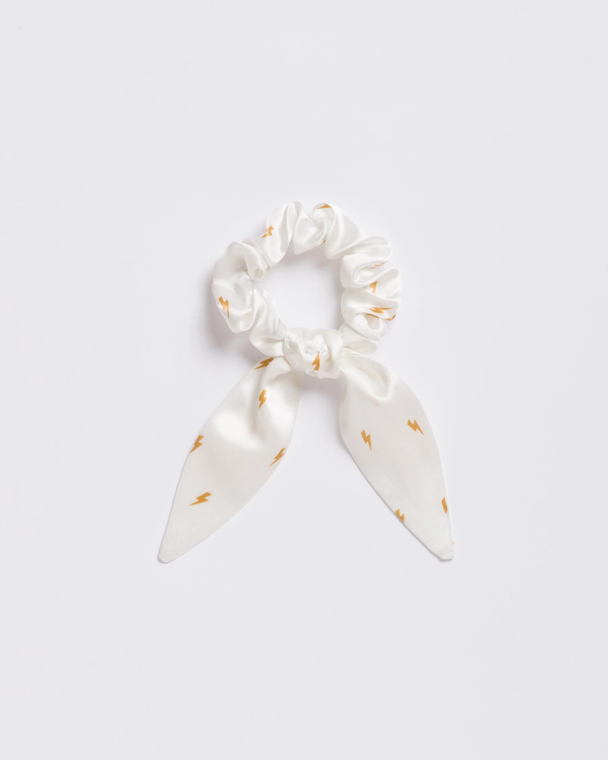 The Thunders: White - Scrunchie Tie - Image 2