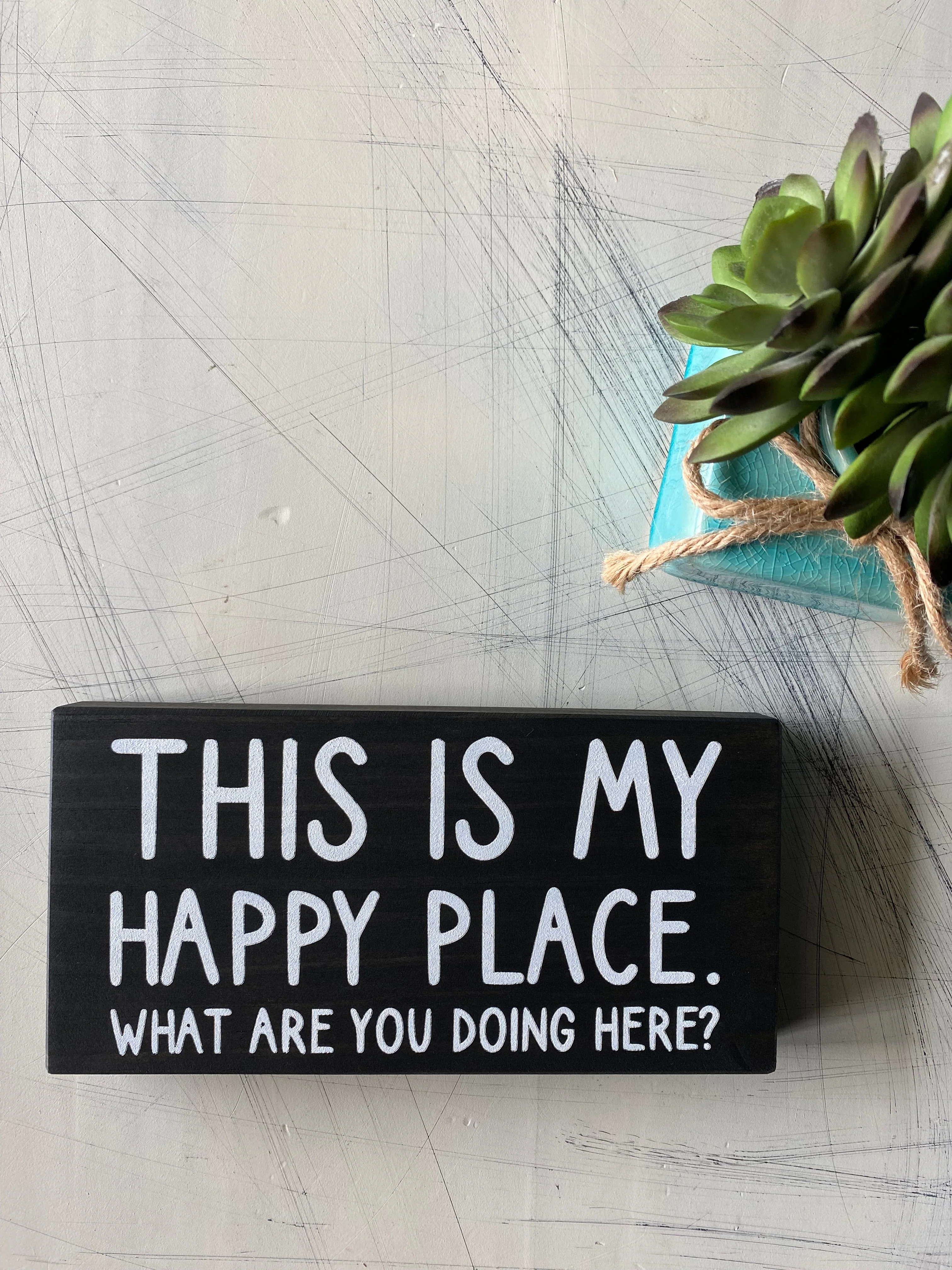 This is my happy place. What are you doing here?