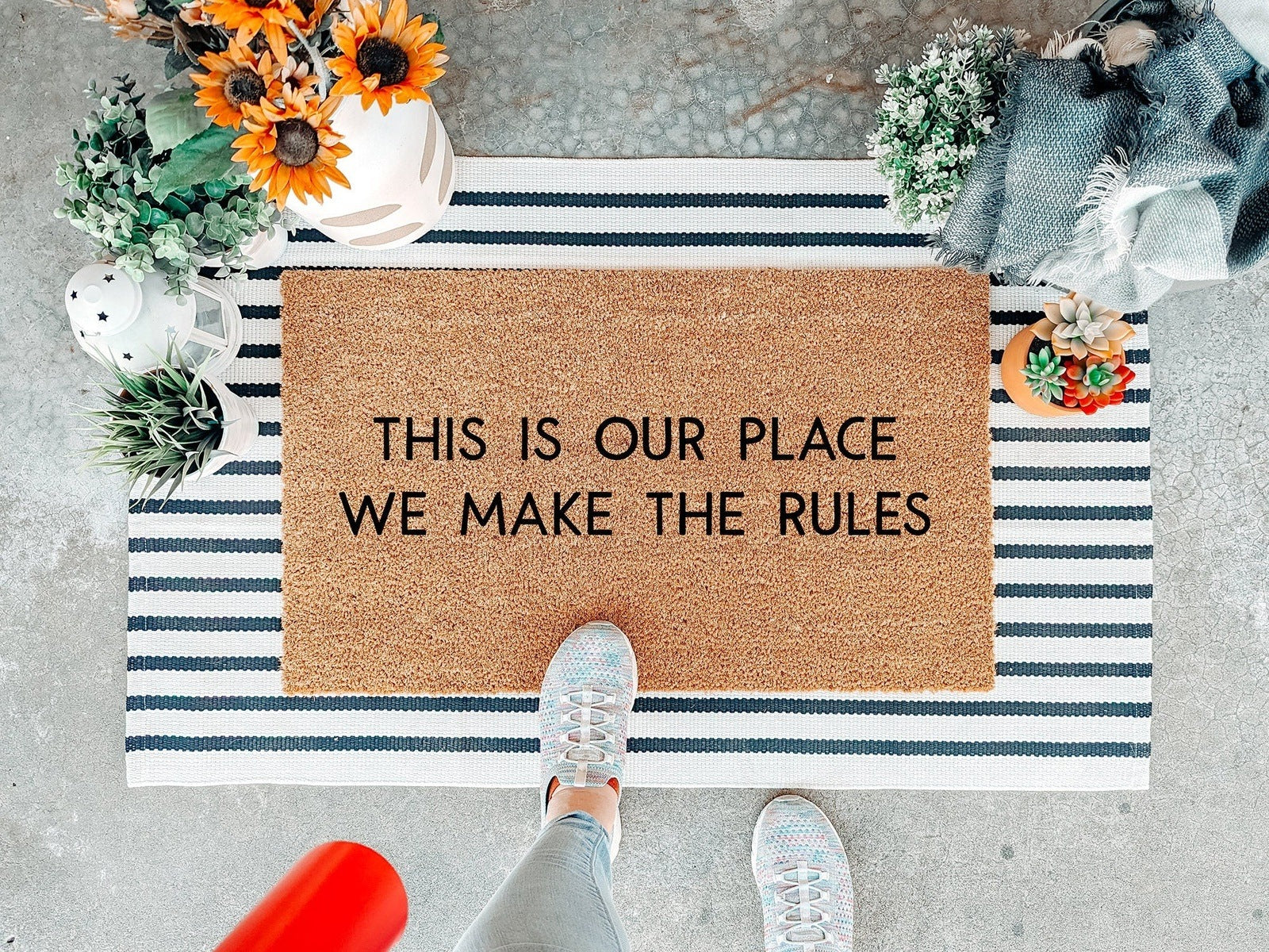 This Is Our Place We Make the Rules Swiftie Doormat