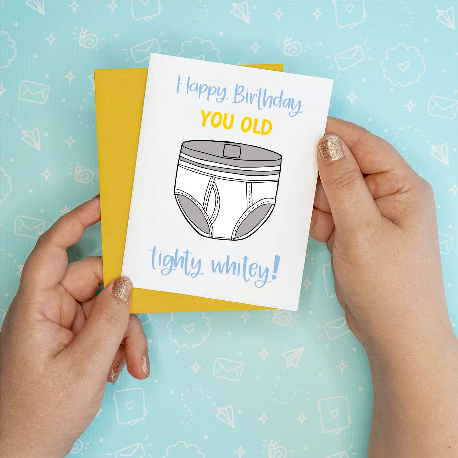 Tighty Whitey Birthday Funny Greeting Card
