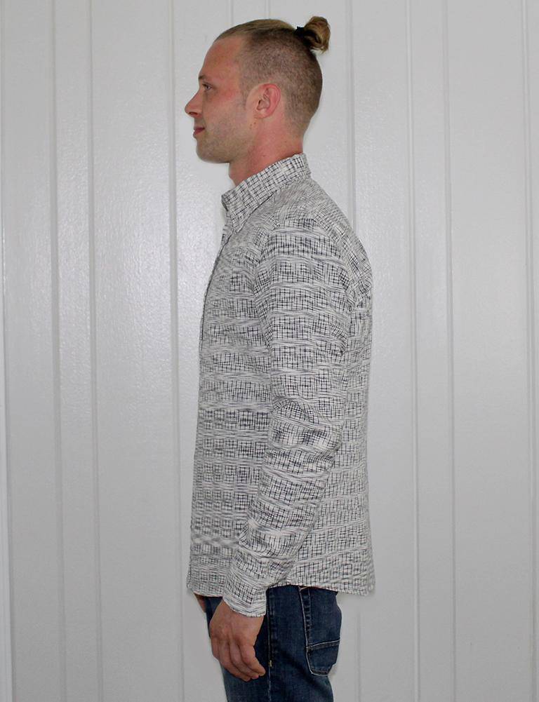 Timeless Grey Men's Button Down Shirt - Image 5