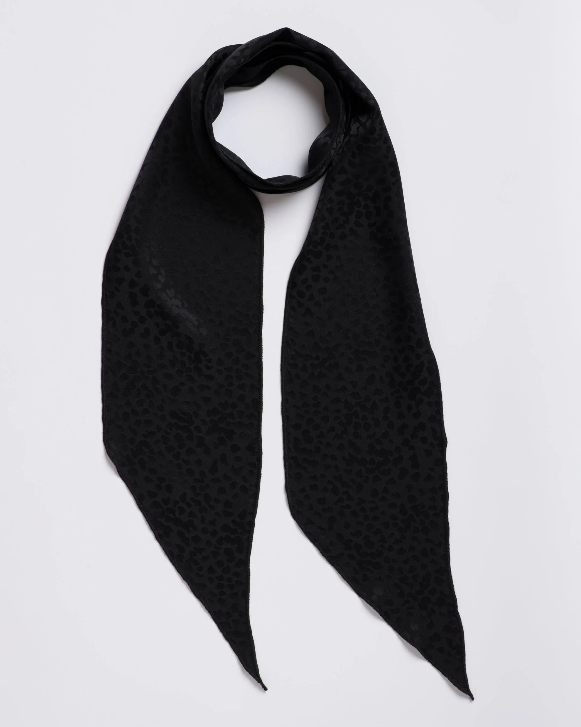 Tiny Dancer: Black - Skinny Scarf - Image 2