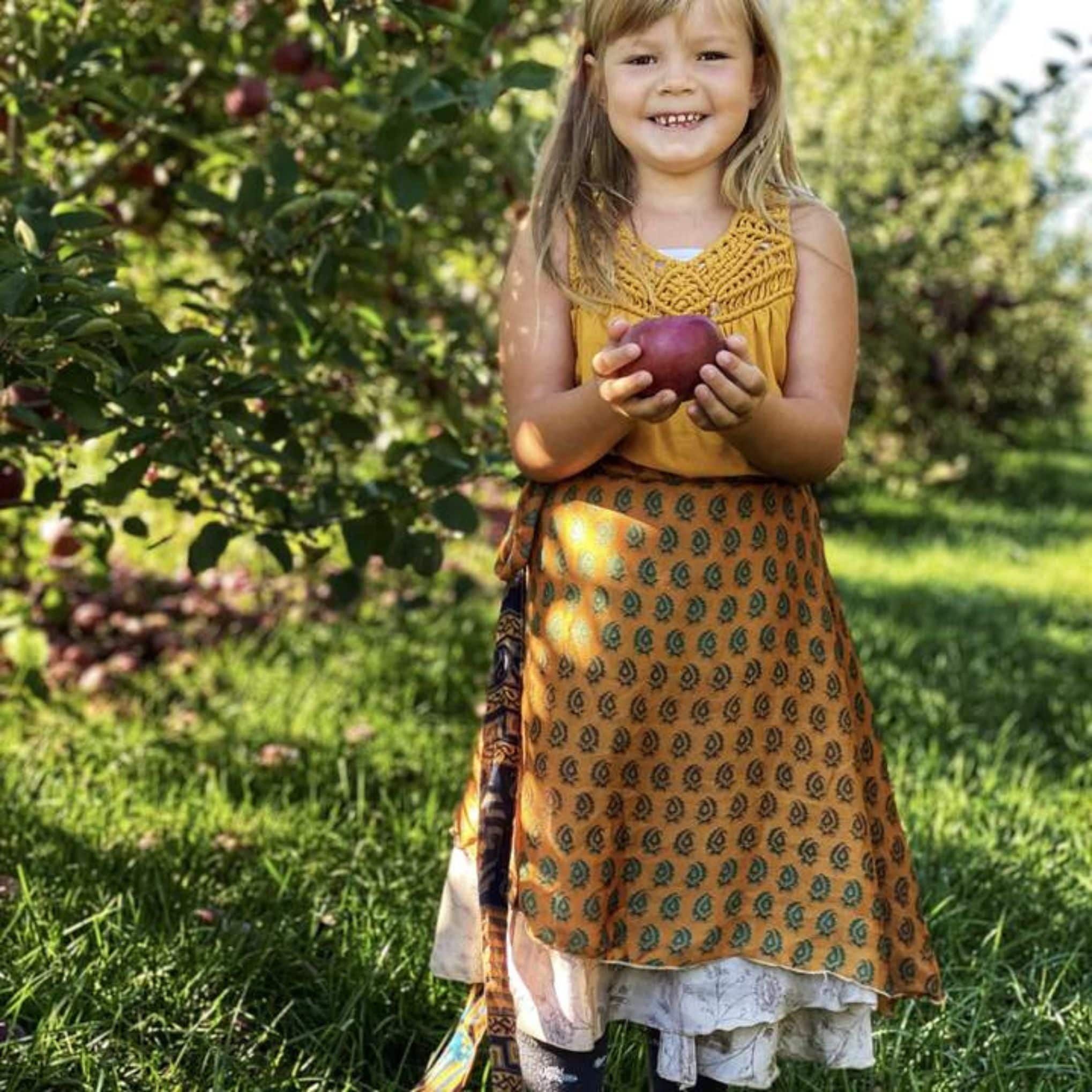 Kids Skirt – Recycled Sari Magic - Image 10