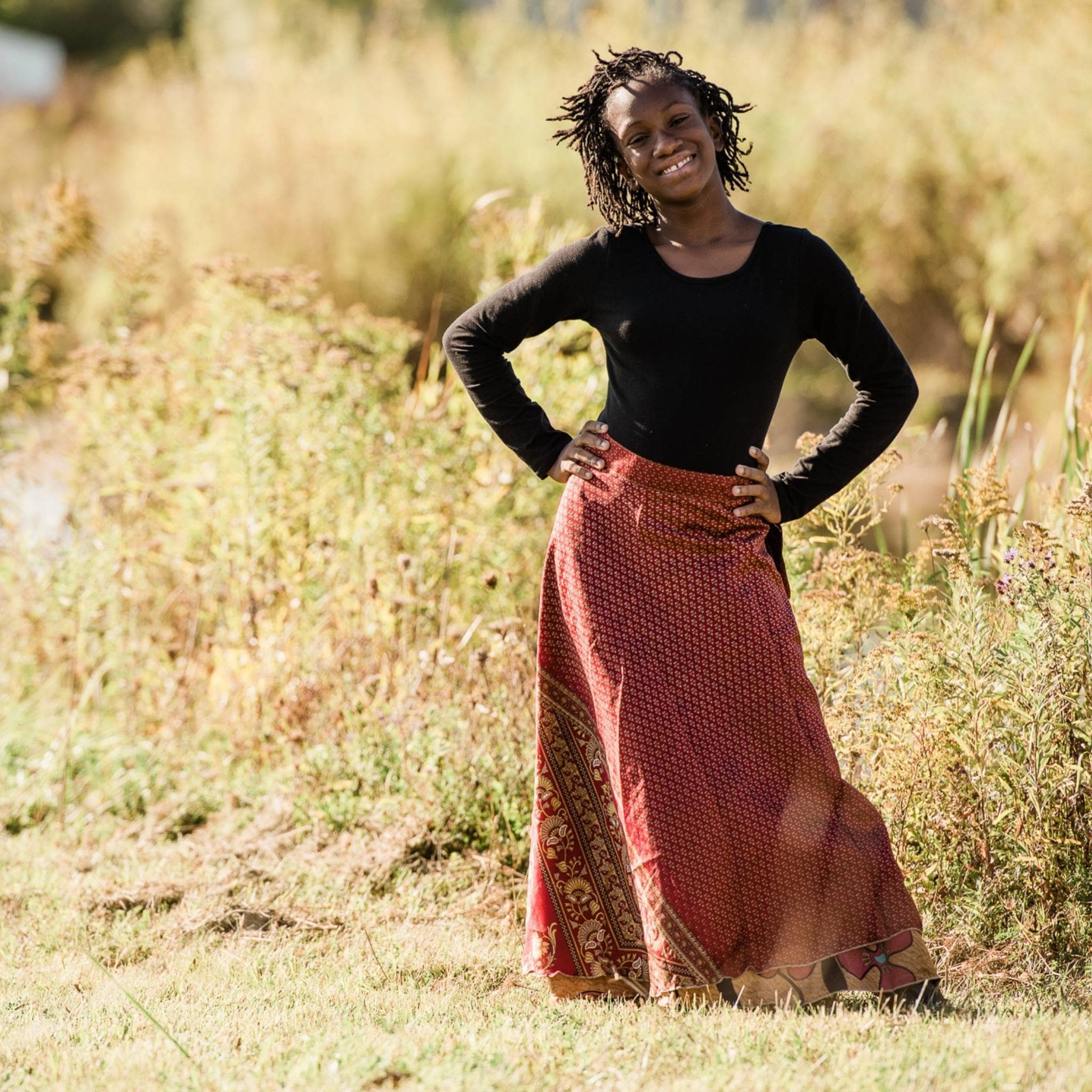 Kids Skirt – Recycled Sari Magic - Image 6