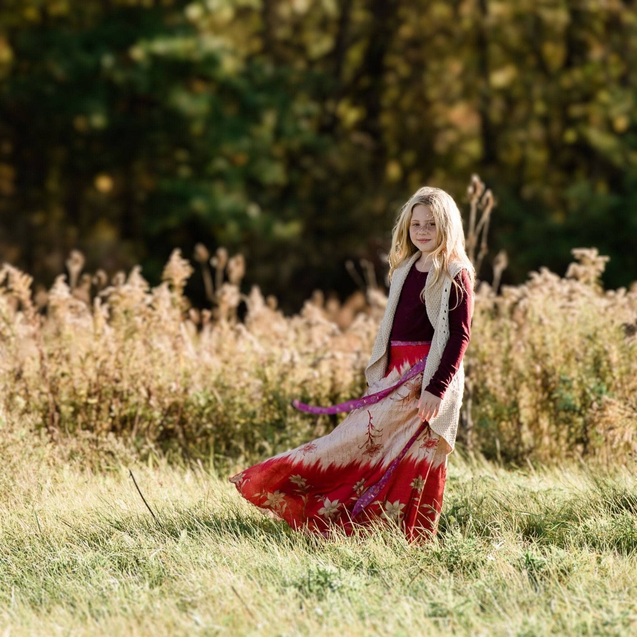 Kids Skirt – Recycled Sari Magic - Image 8