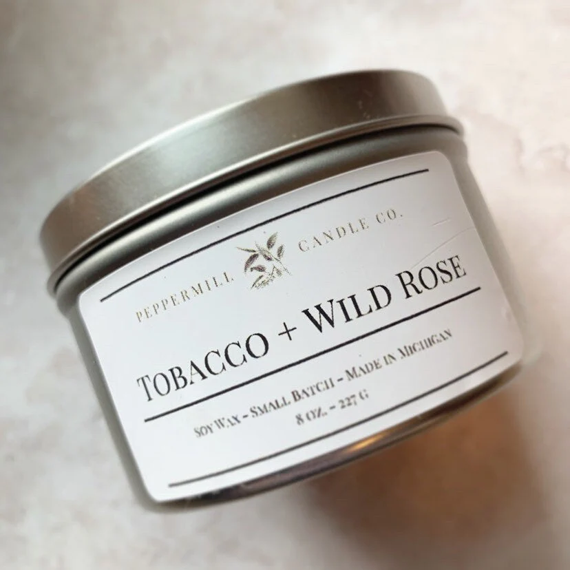 Tobacco + Wild Rose - Candle - Image 2