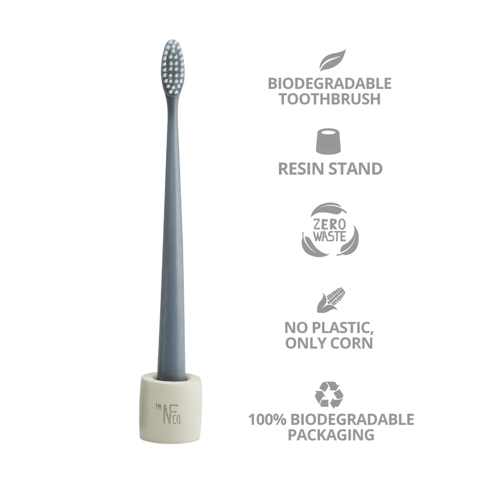 Toothbrush and Stand - Plastic Free and Biodegradable - Image 3