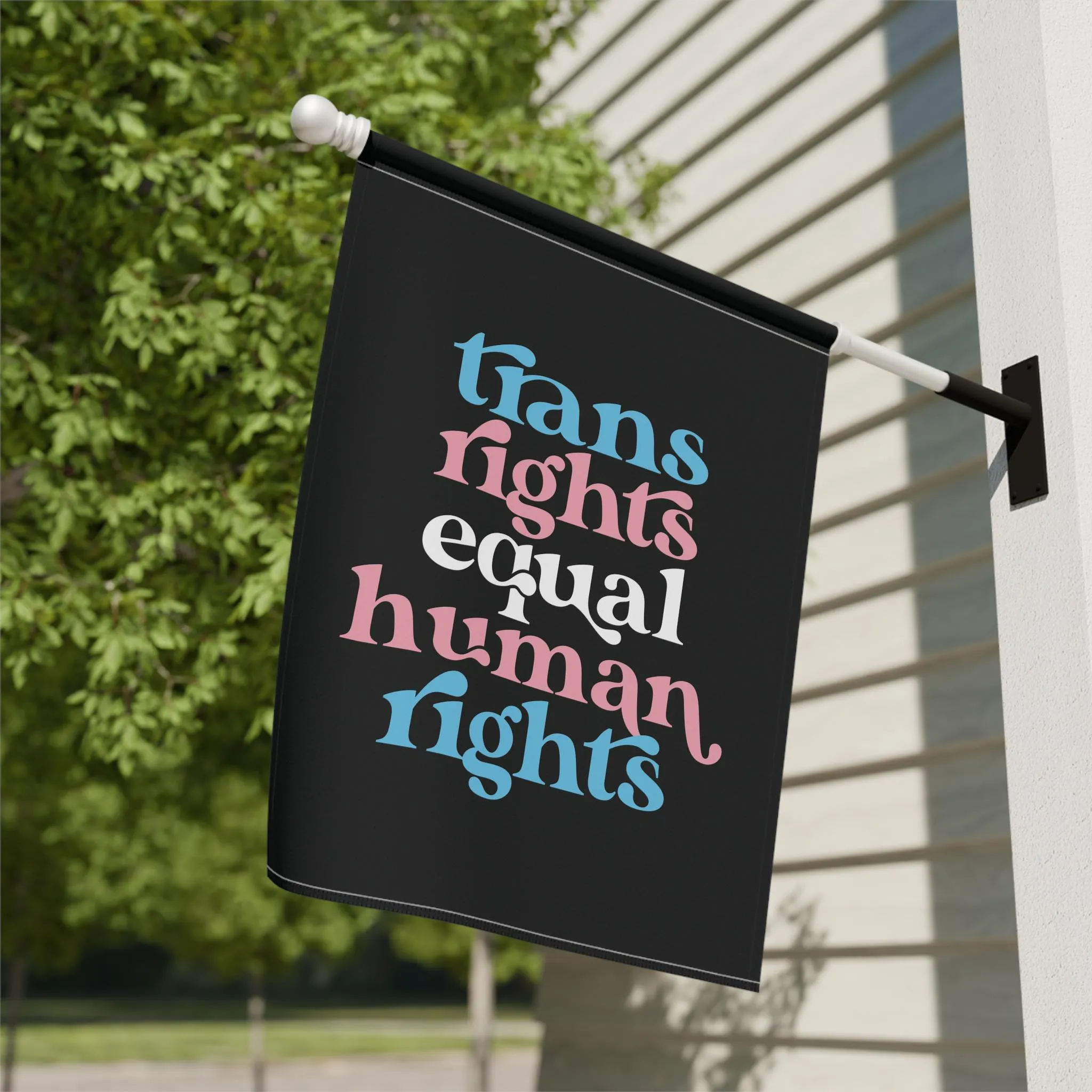 Trans Rights Equal Human Rights Flag - Image 3