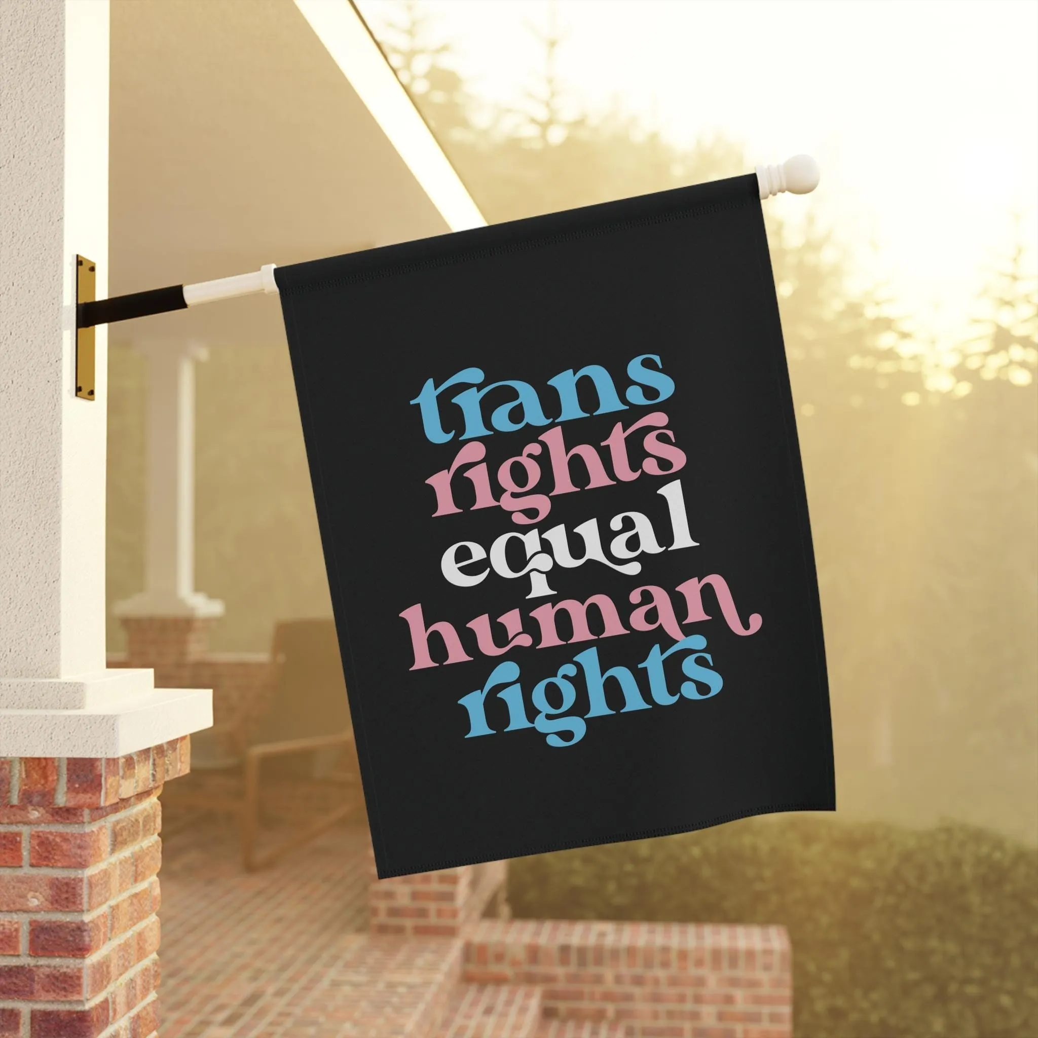 Trans Rights Equal Human Rights Flag - Image 5