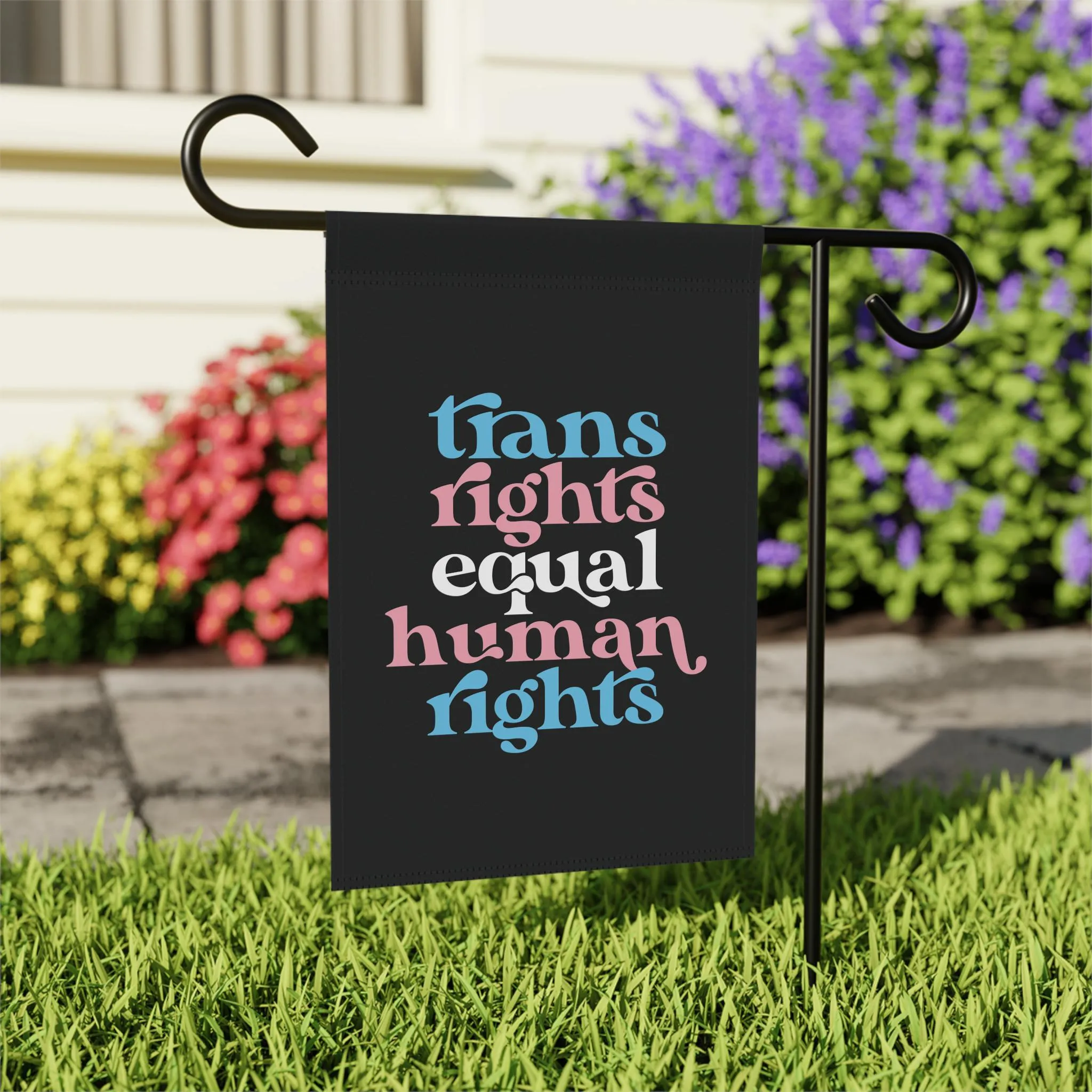 Trans Rights Equal Human Rights Flag - Image 8