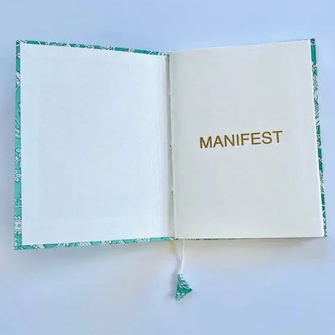 Tree Free journal with Upcycled Fabric Cover 6" x 8" - Image 8