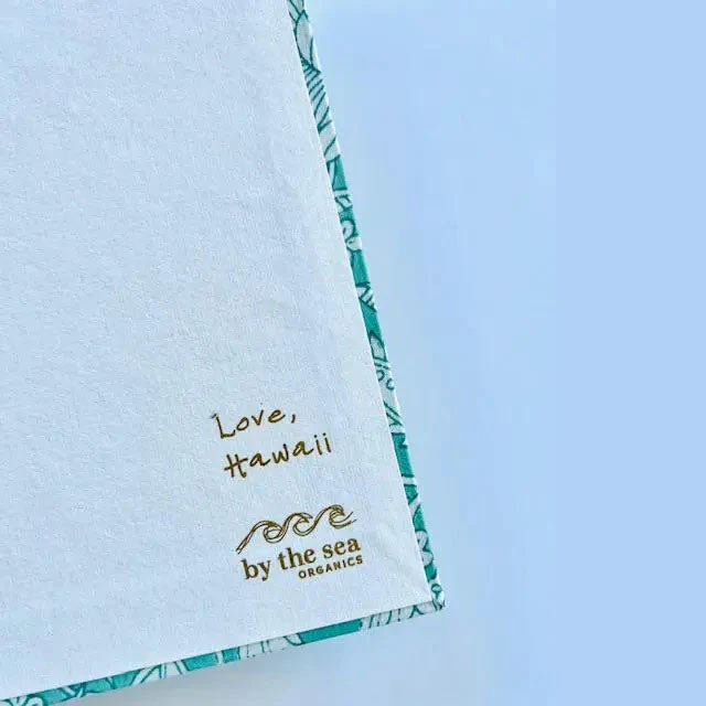 Tree Free journal with Upcycled Fabric Cover 6" x 8" - Image 9