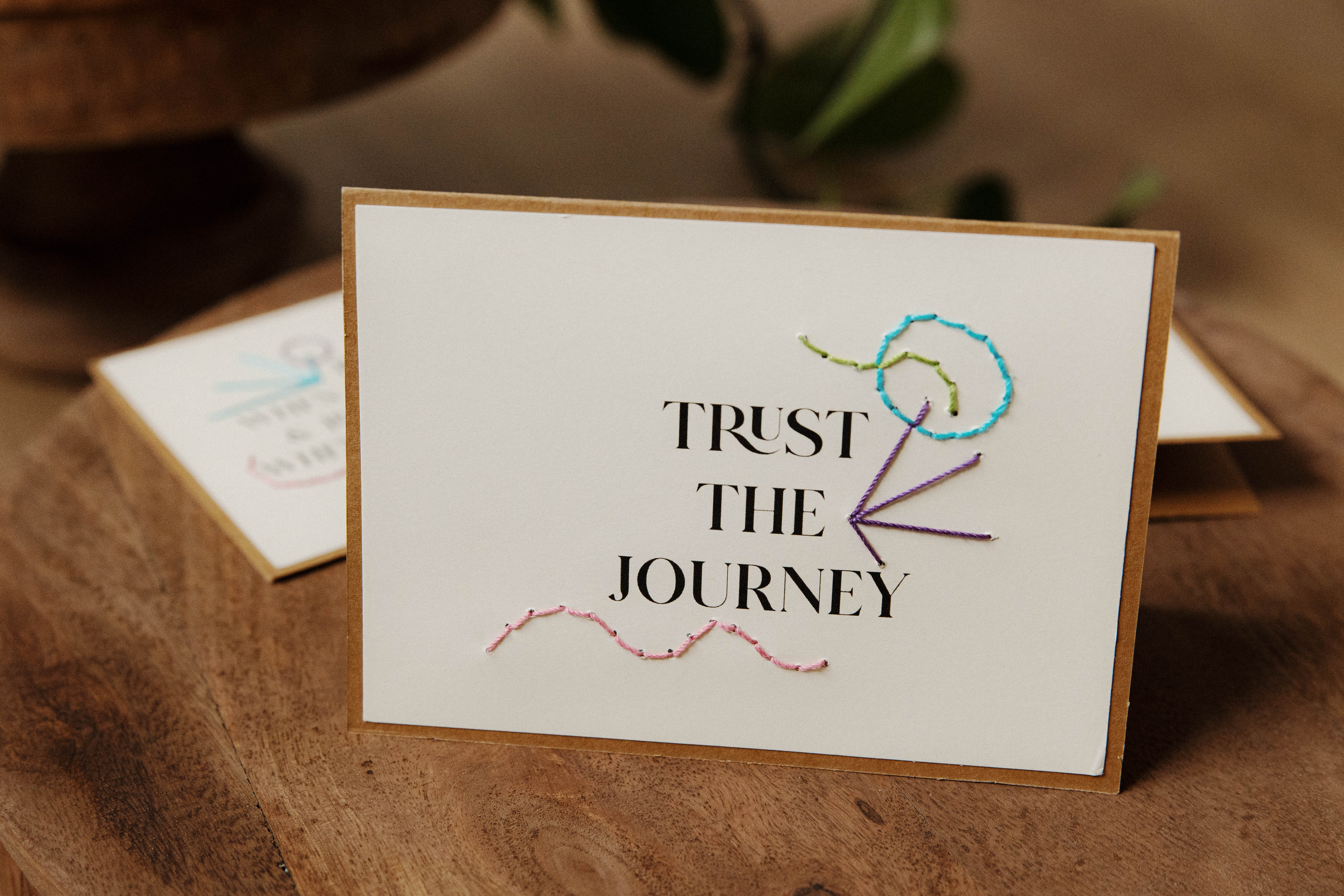 Trust the Journey Greeting Cards - Image 3