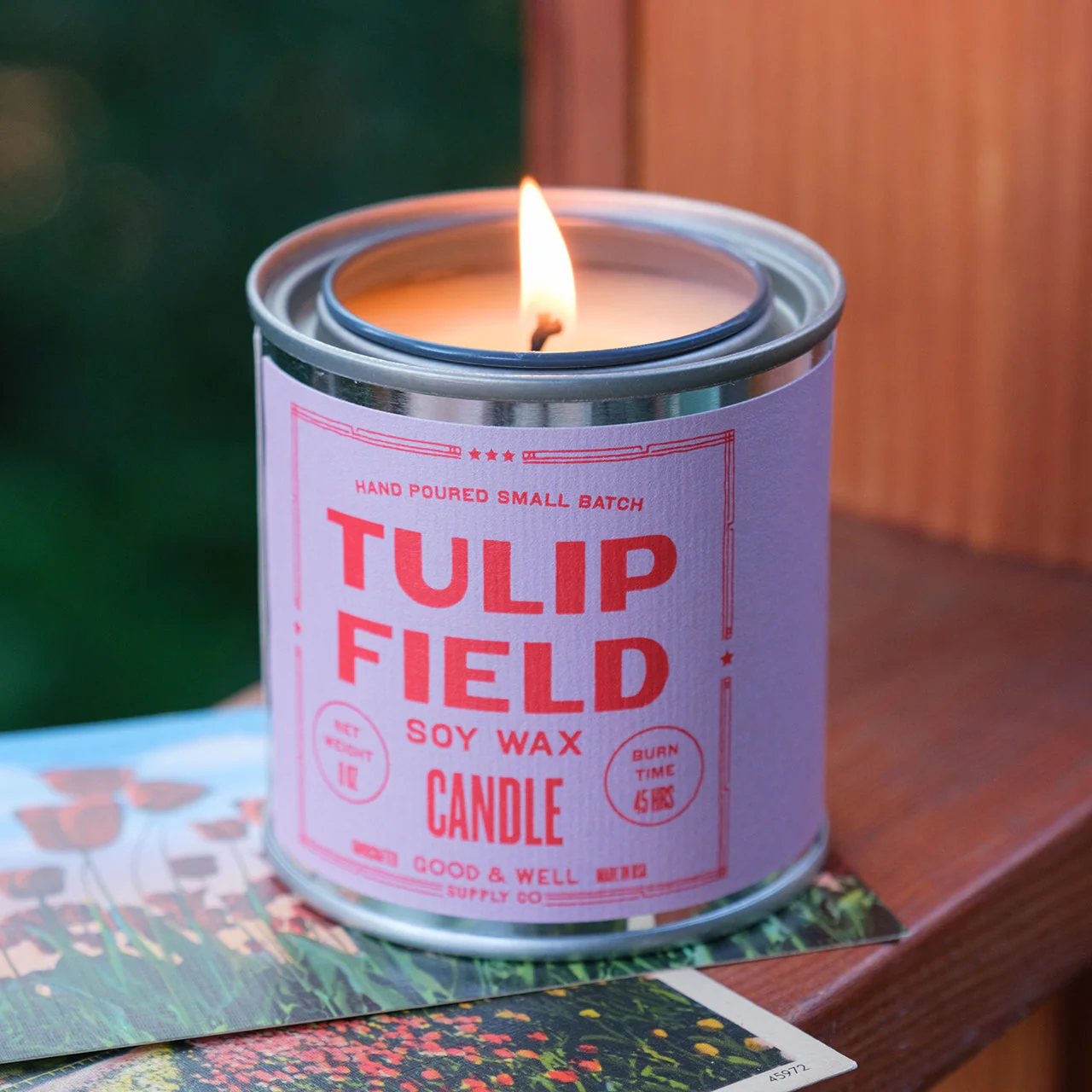 Tulip Field Happy Place Candle - Image 2
