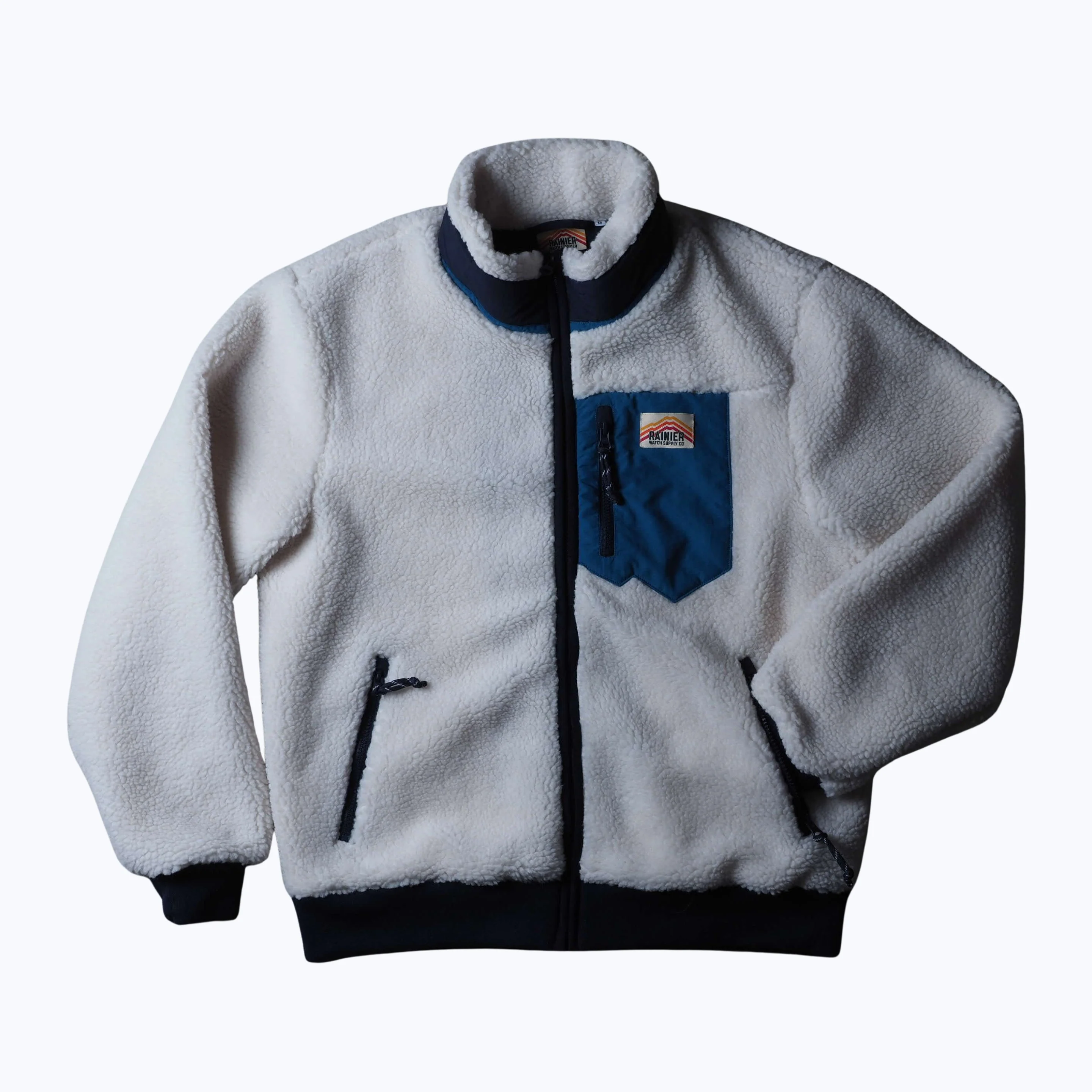 Turbo SuperFleece Jacket - Lined Recycled Fleece - Cream - Image 12