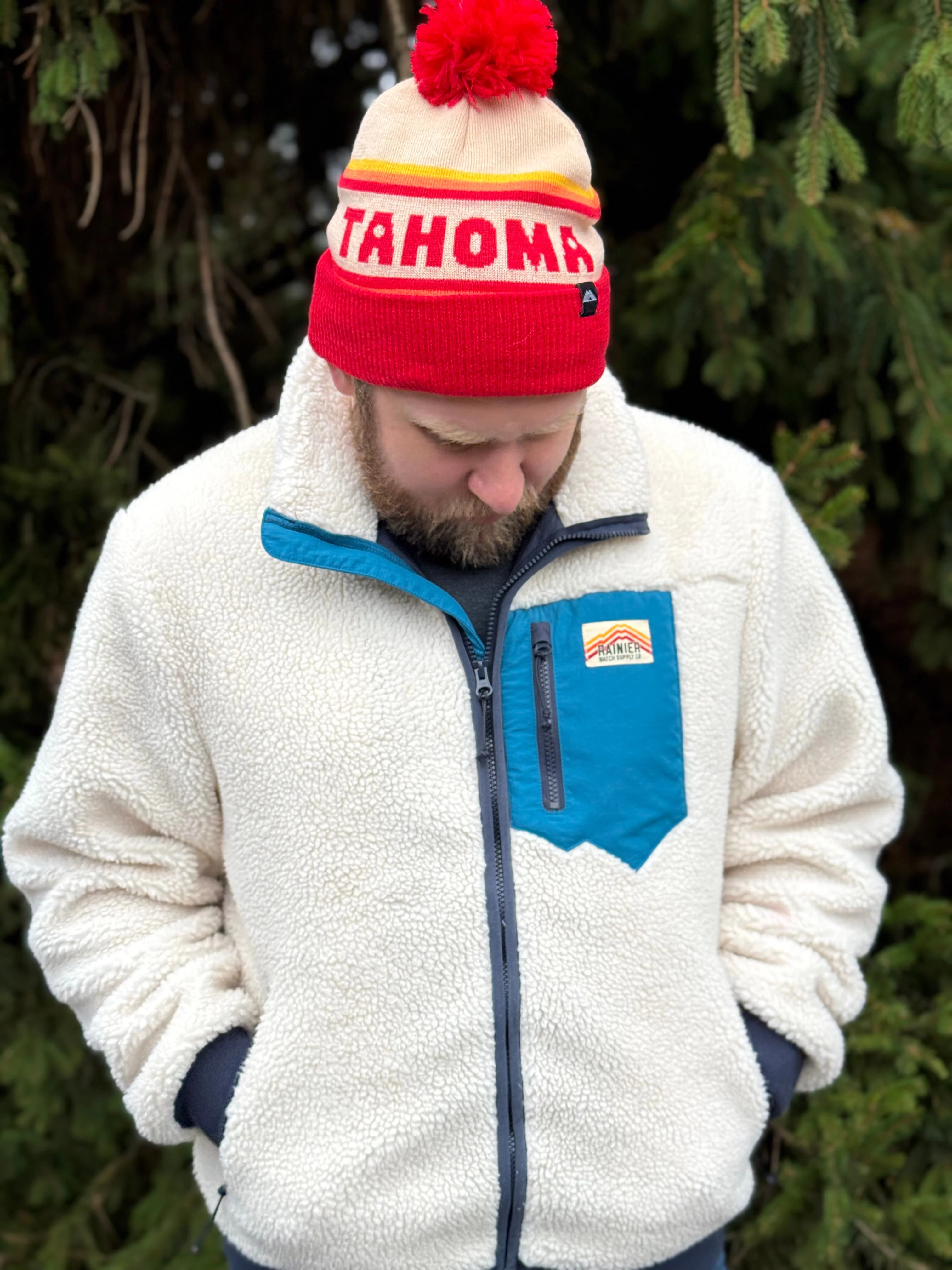 Turbo SuperFleece Jacket - Lined Recycled Fleece - Cream - Image 2