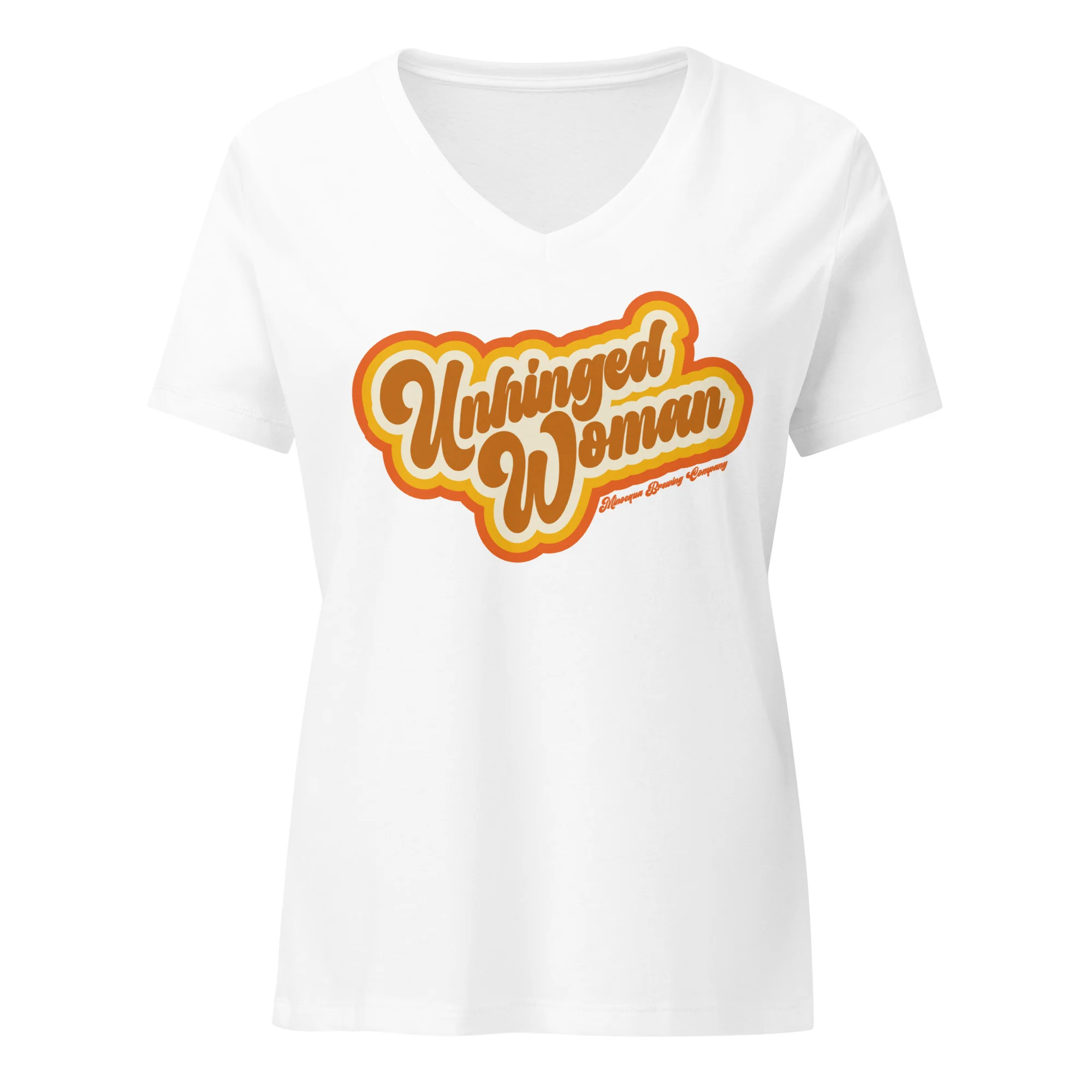 Unhinged Woman V-Neck T-Shirt - Image 13