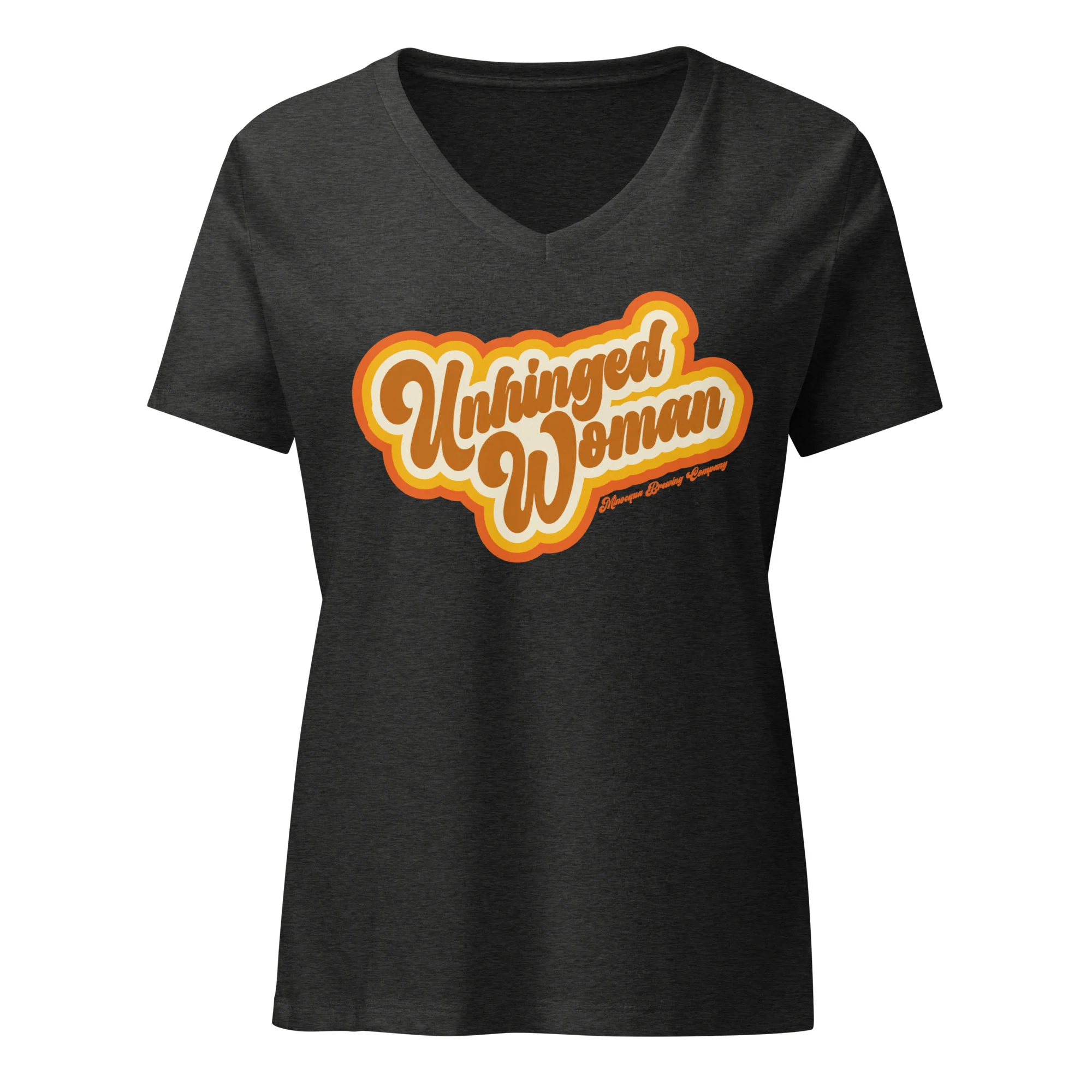 Unhinged Woman V-Neck T-Shirt - Image 5