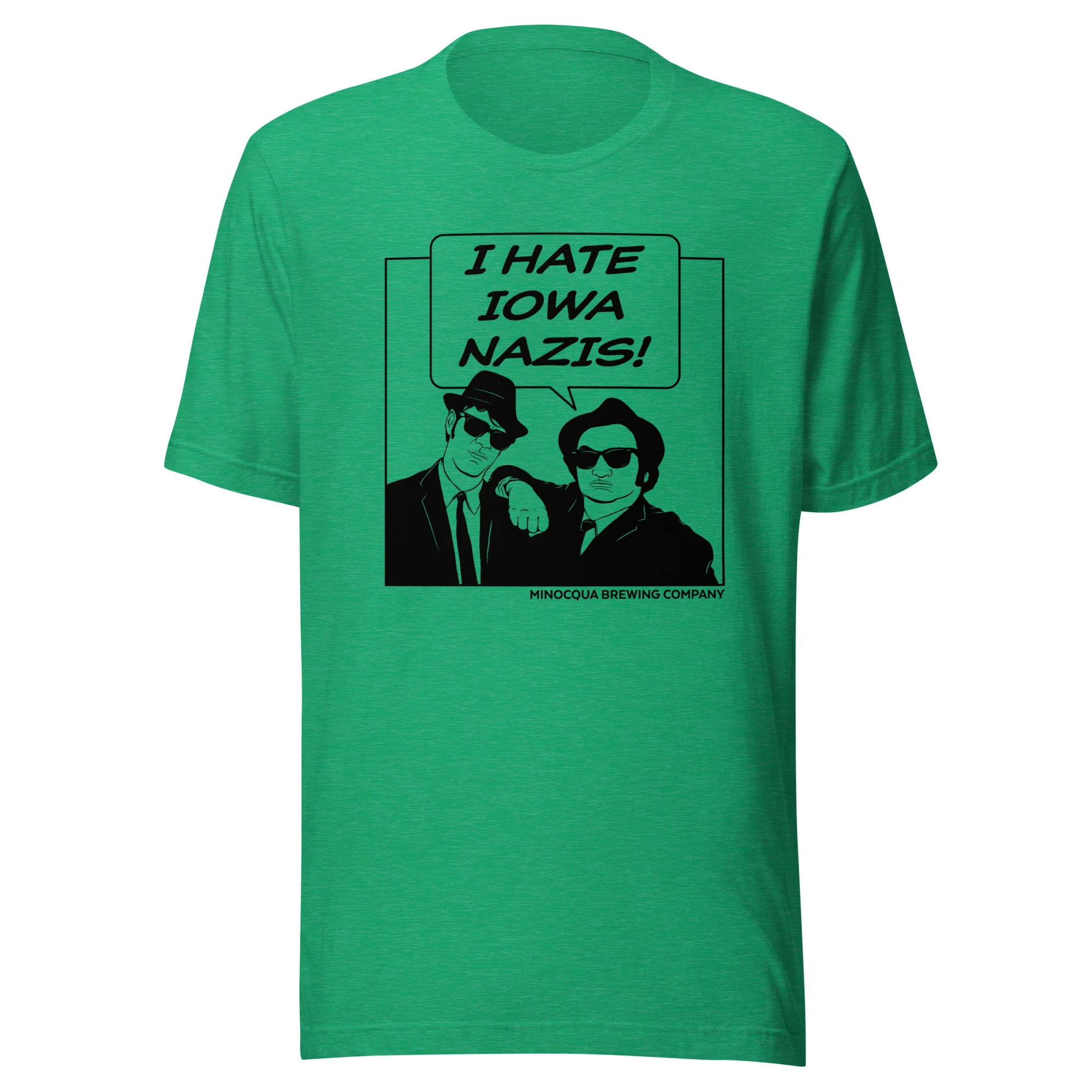 I Hate Iowa Nazis T-Shirt - Image 3
