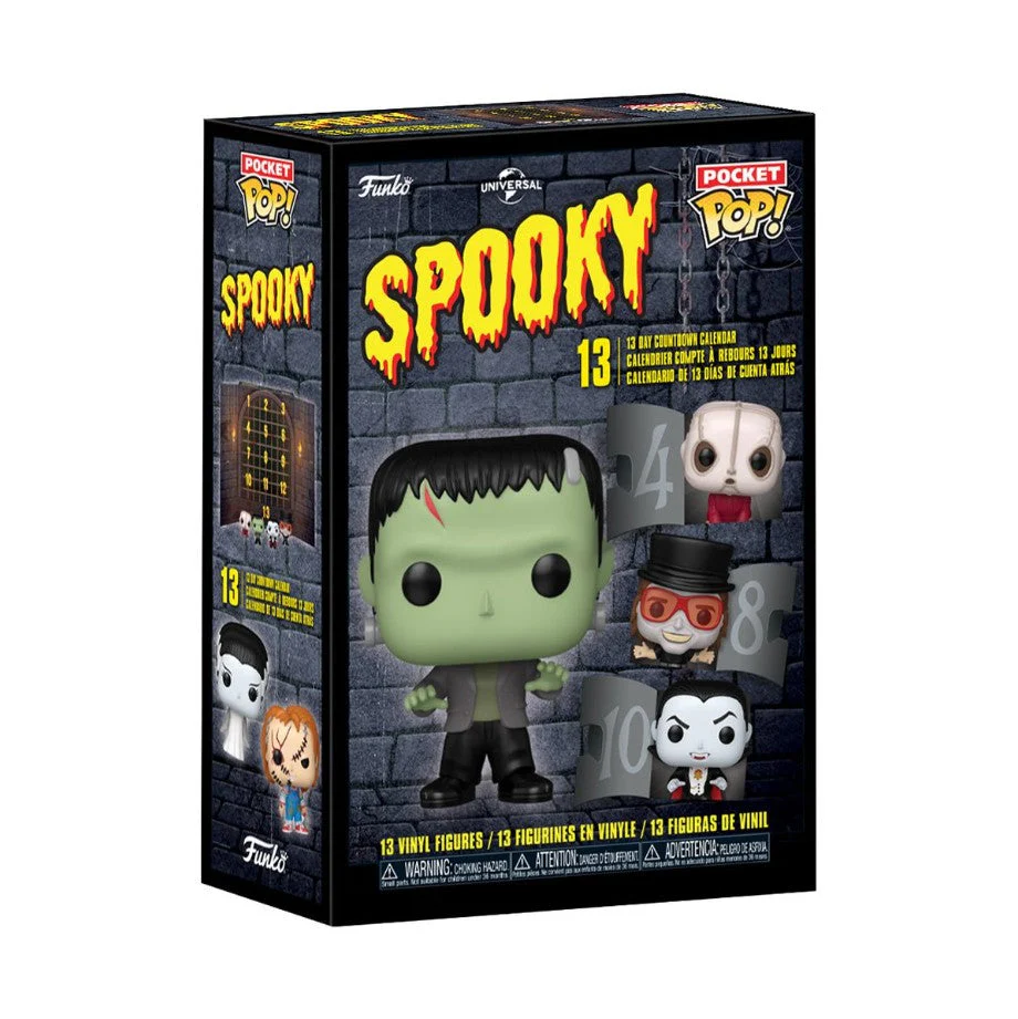 Universal Spooky 13-Day Countdown Funko Pocket Pop! Mini-Figure Calendar - Image 2