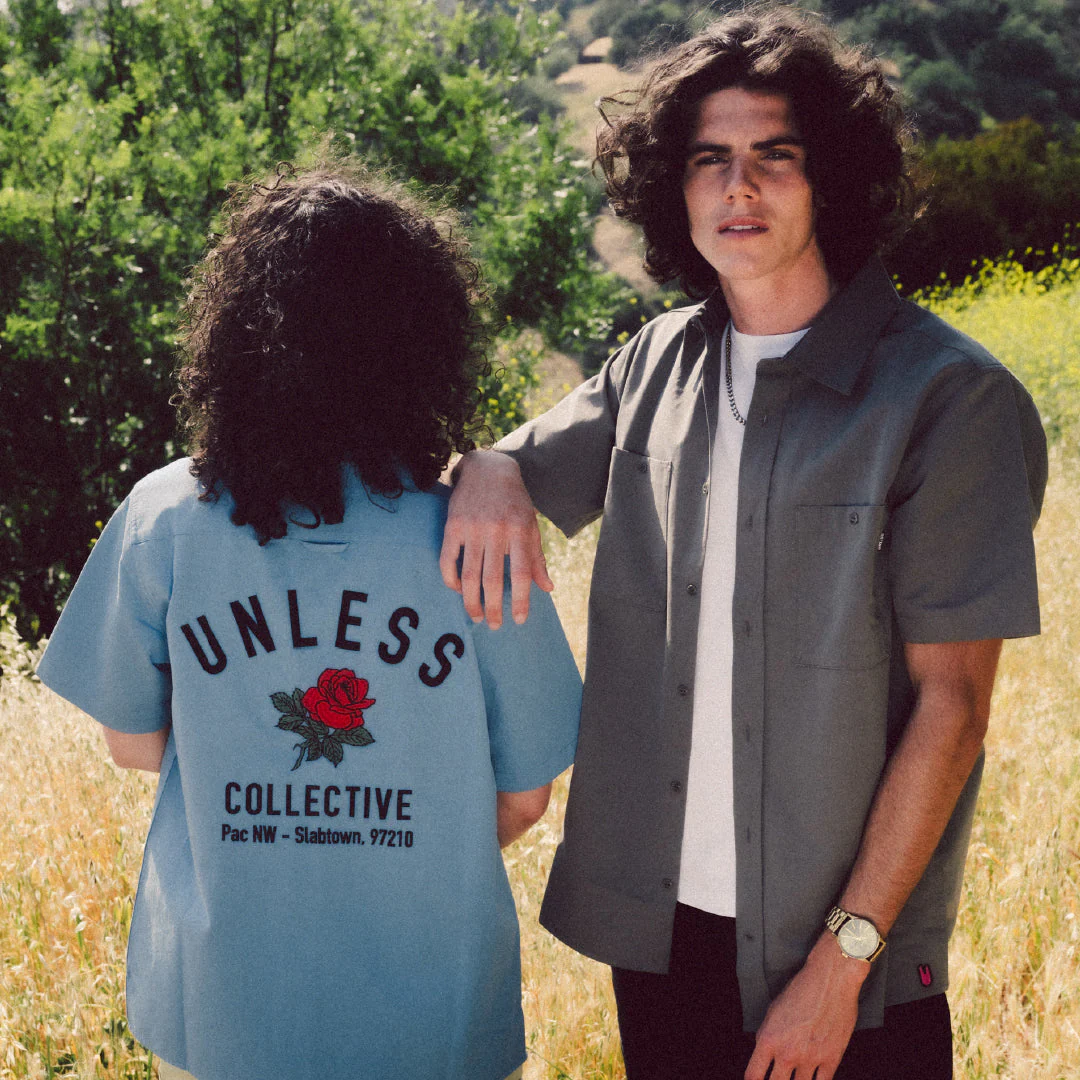 "UNLESS" Embroidered Work Shirt - Image 2
