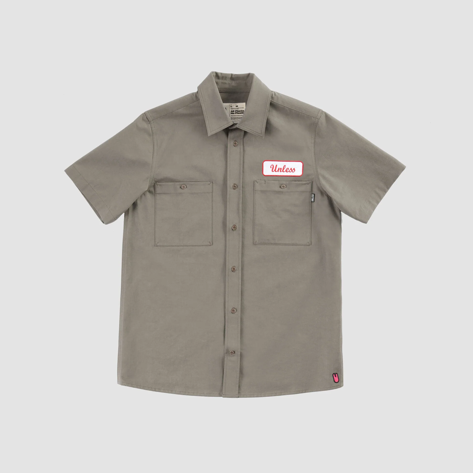 "UNLESS" Embroidered Work Shirt - Image 3