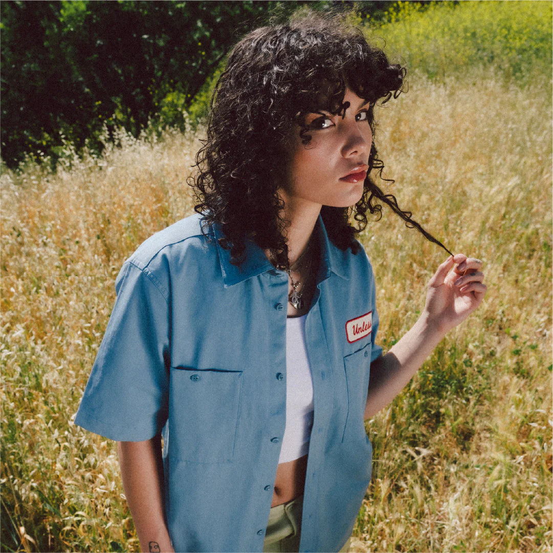"UNLESS" Embroidered Work Shirt - Image 7