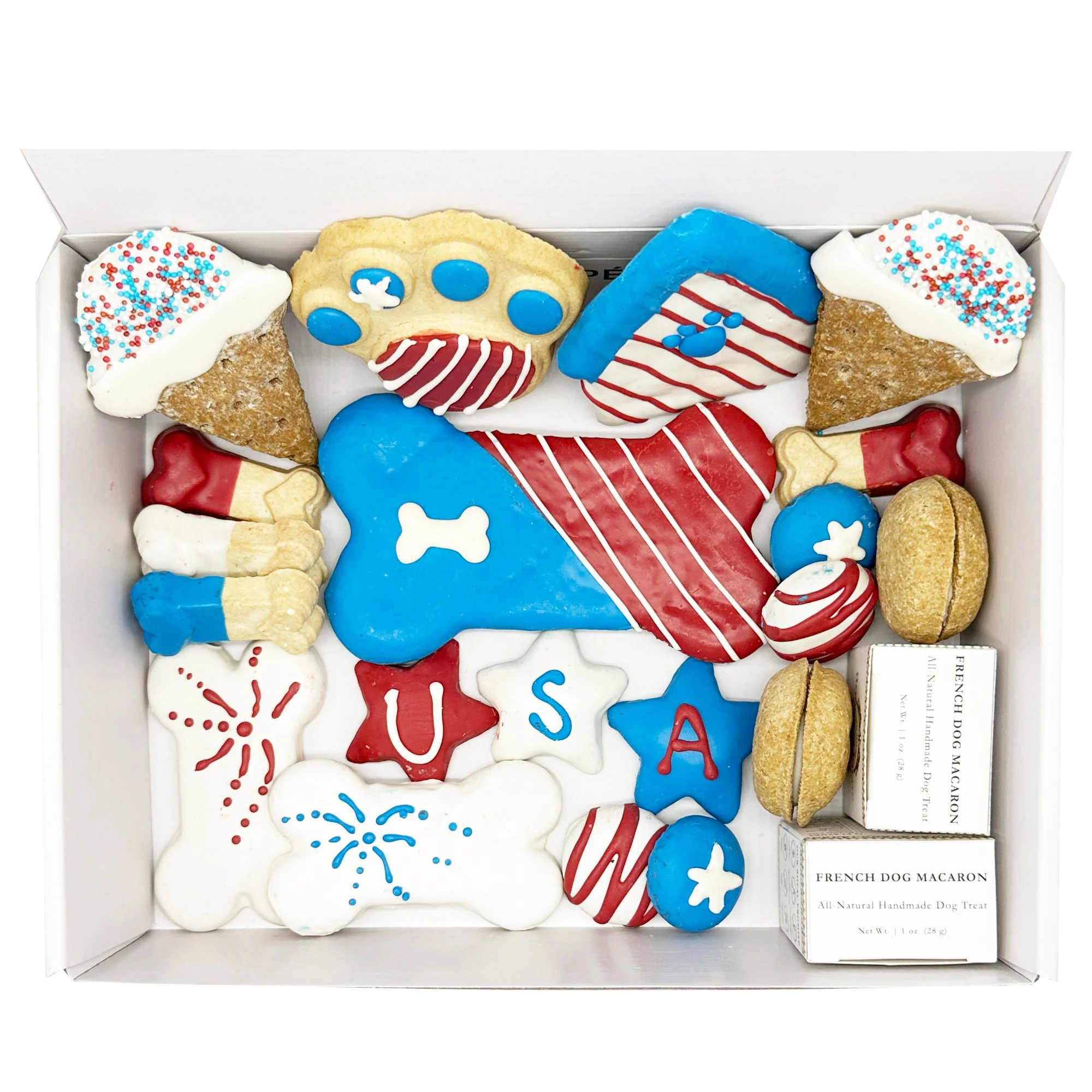 USA Themed Dog Treats Gift Box - Image 2